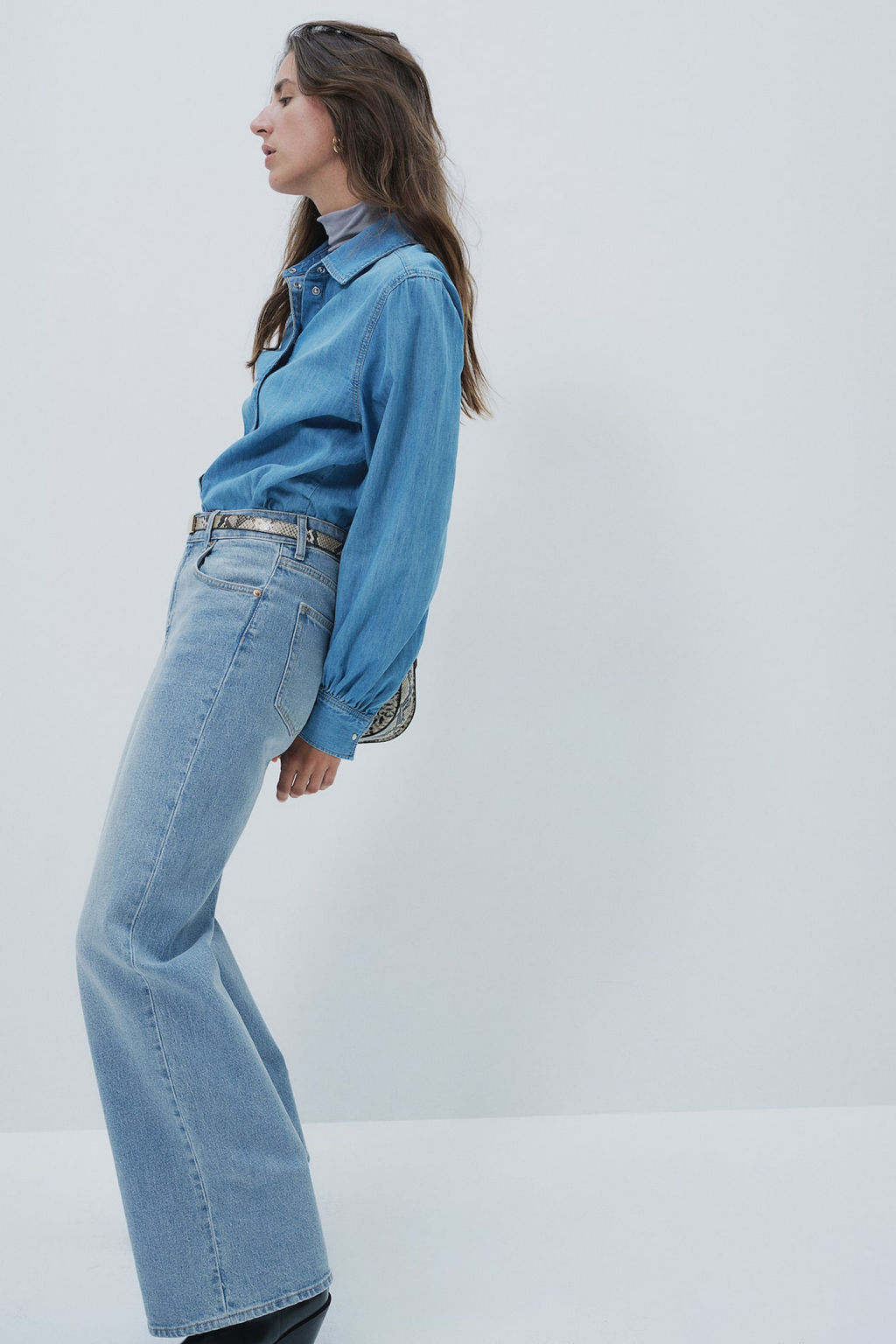 Wide High Jeans - H&m фото 4