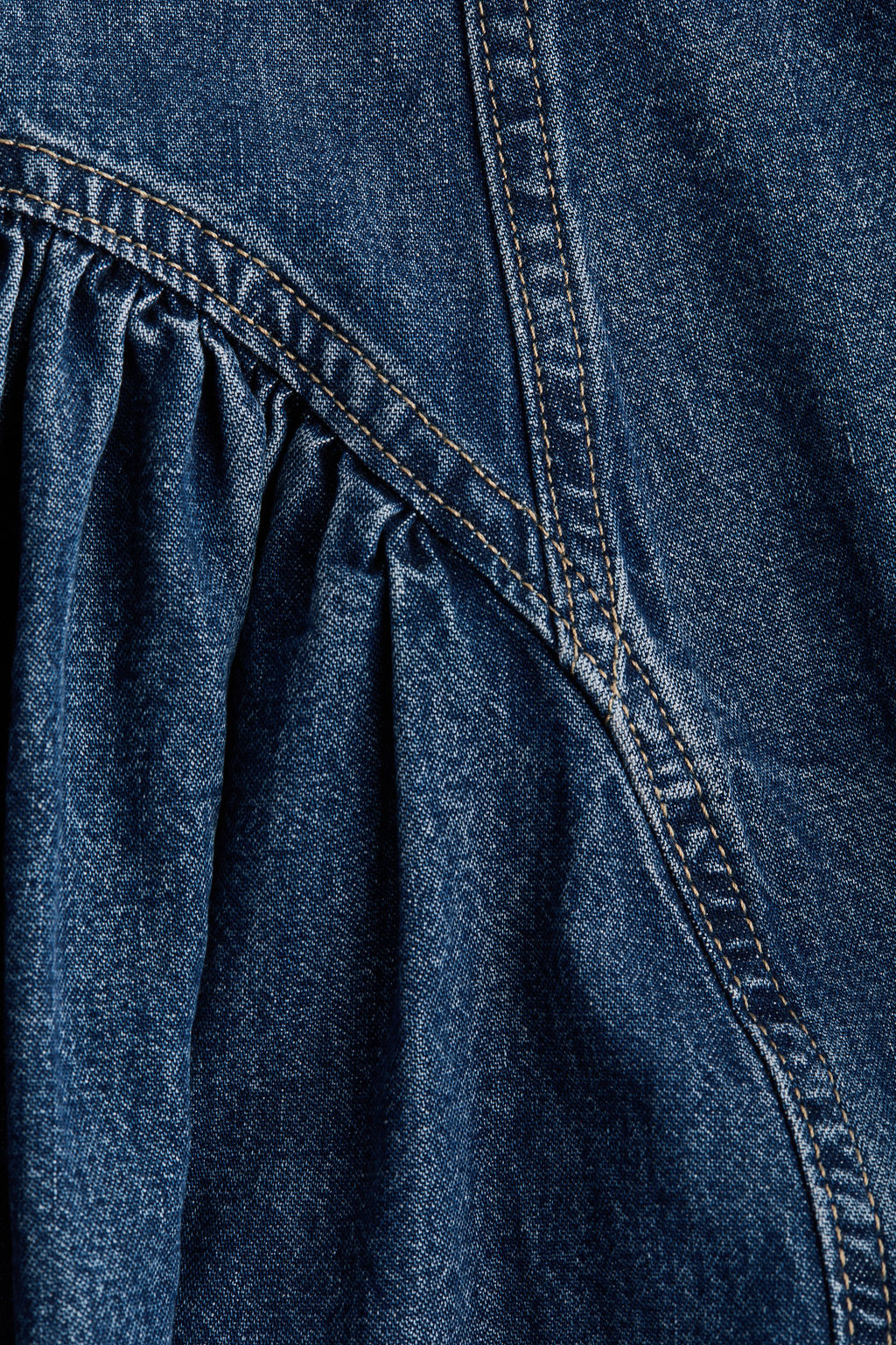 Vestido denim con falda acampanada - H&m фото 3