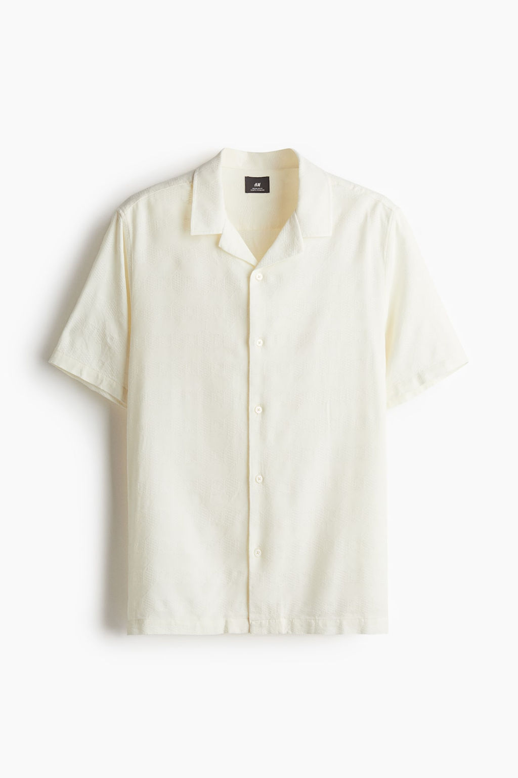 Camisa resort en tejido jacquard Regular Fit - H&m фото 7