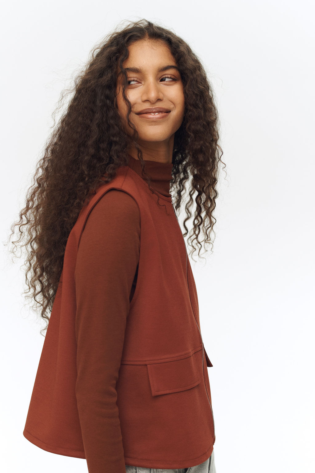 Top de punto con cord?n de ajuste - H&m фото 3