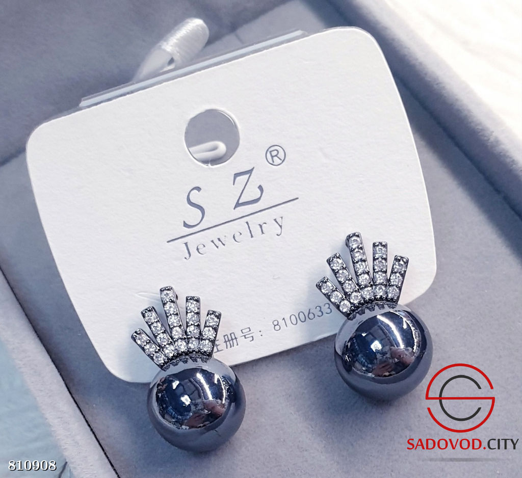 Серьги женские с жемчугом - Bruno фото 5