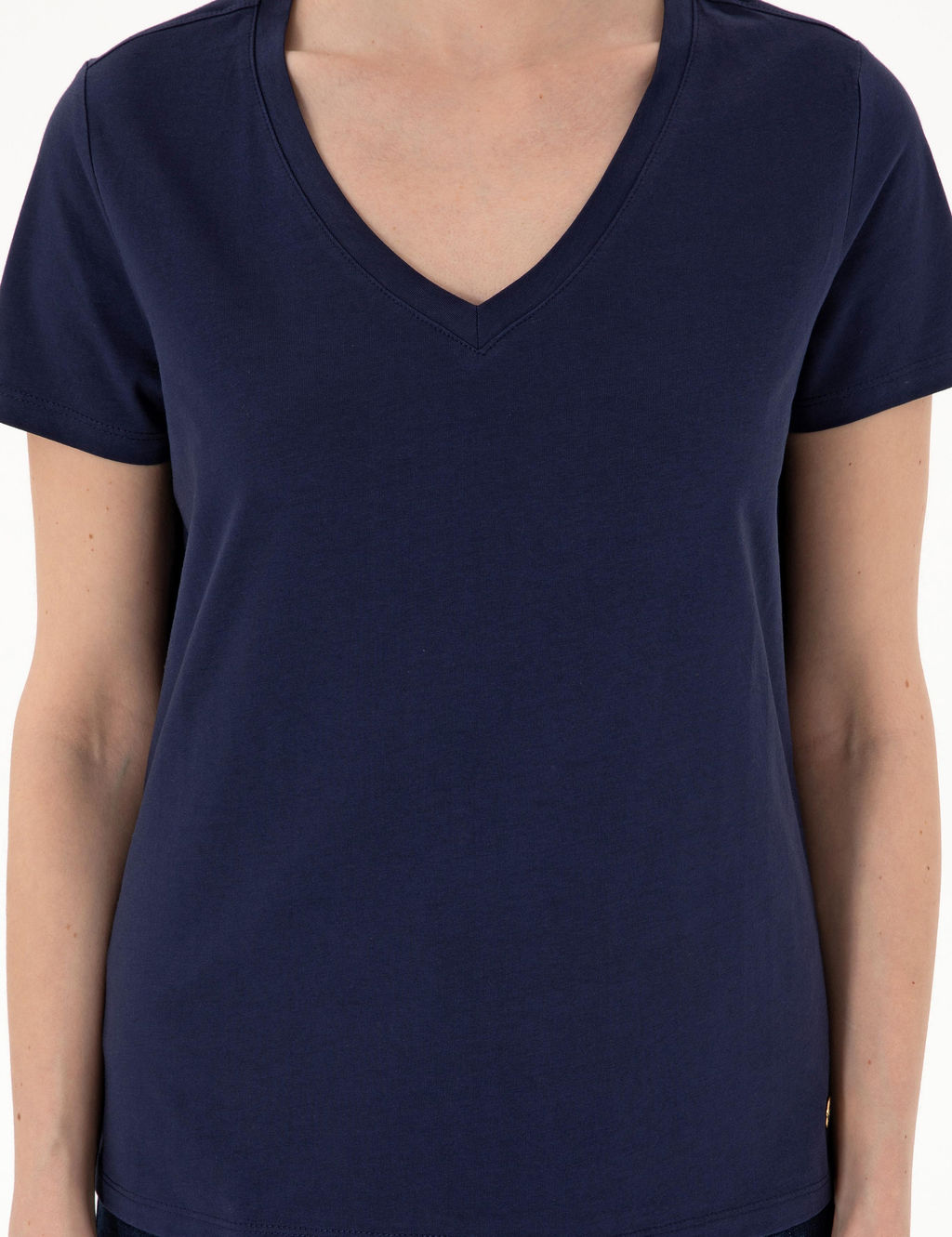 Lacivert Regular Fit V Yaka Basic Ti__rt - Pierre cardin фото 6