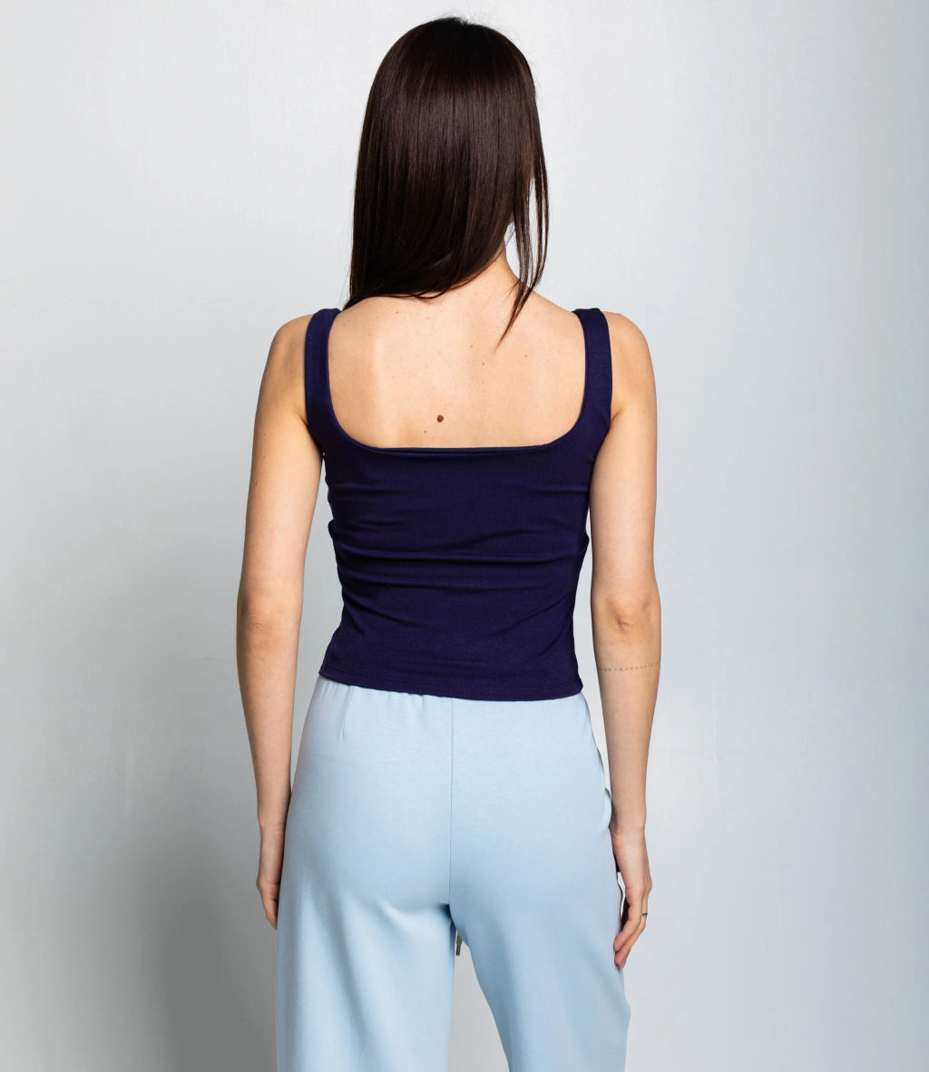 Топ #КТ323 (5), тёмно-синий