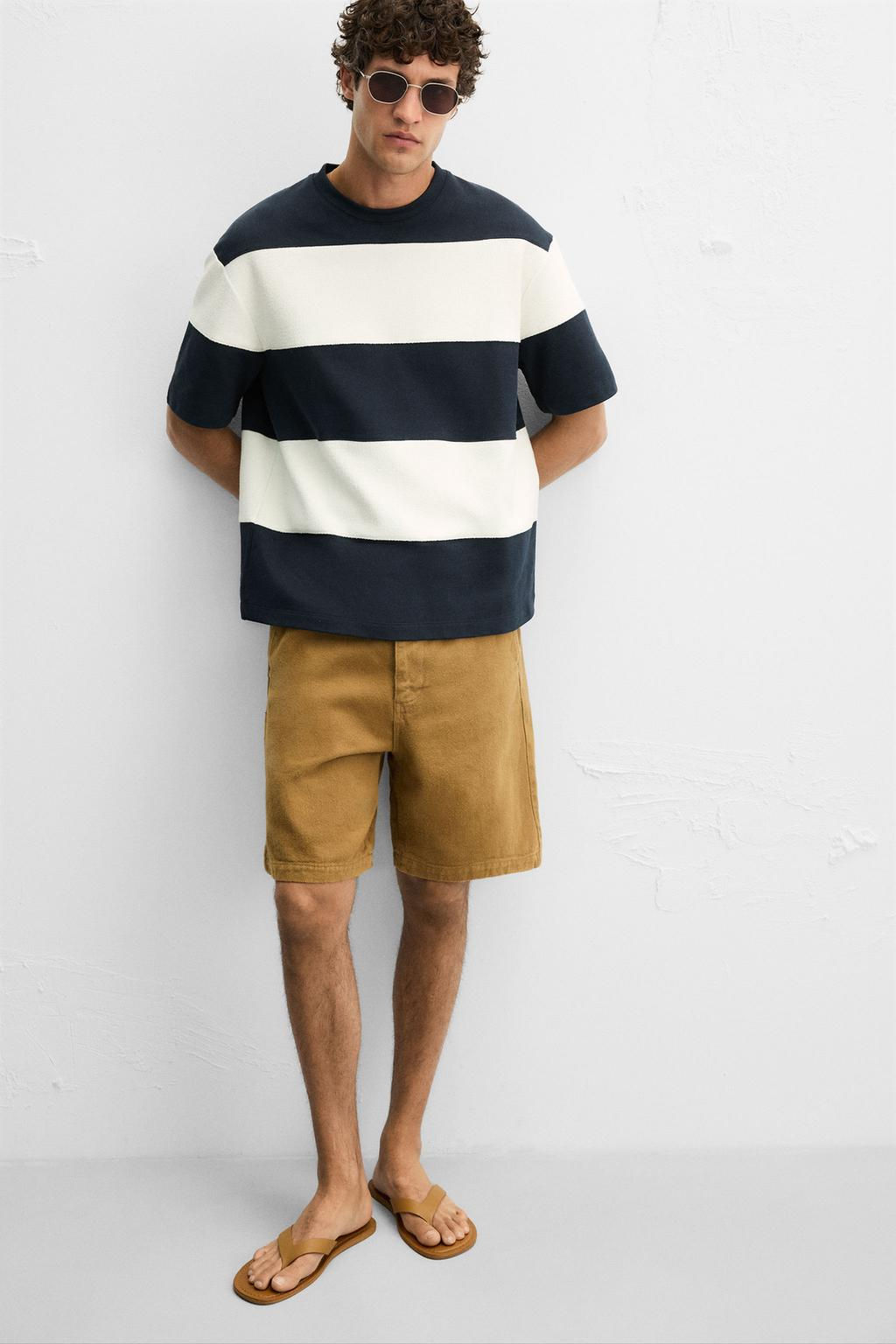 CONTRAST STRIPE SWEATSHIRT - Zara фото 7