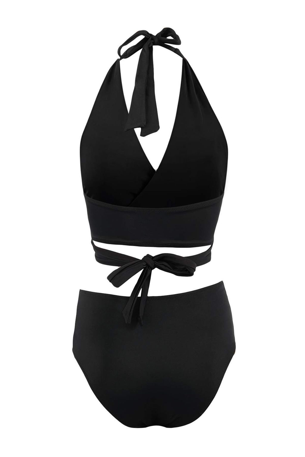 Siyah Bralette Kapl? Yuksek Bel Regular Bikini Tak?m? TBESS26BT00043 - Trendyolmilla фото 2