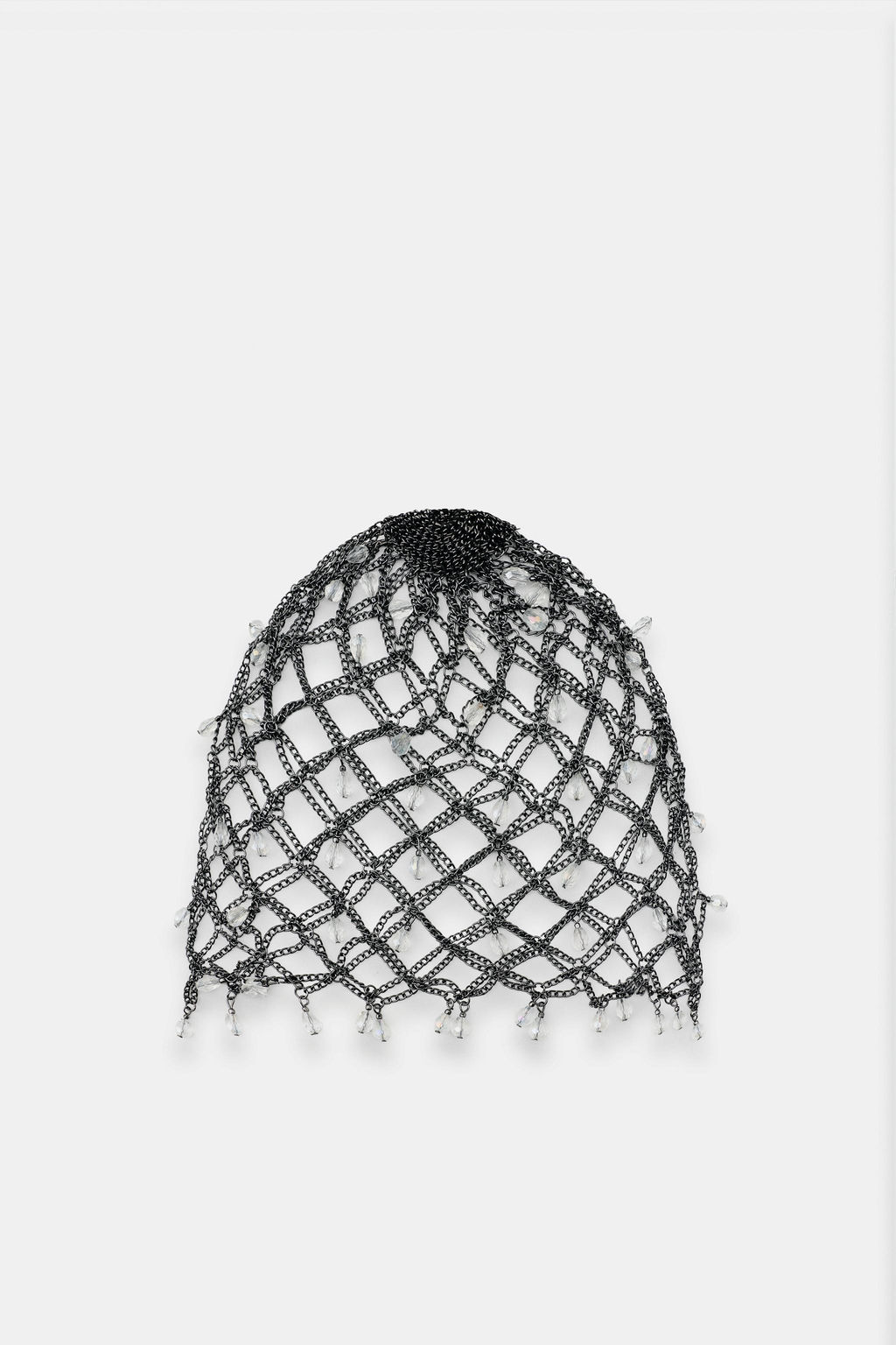 CASQUETE CADENA ABALORIOS / Plata - Zara фото 4