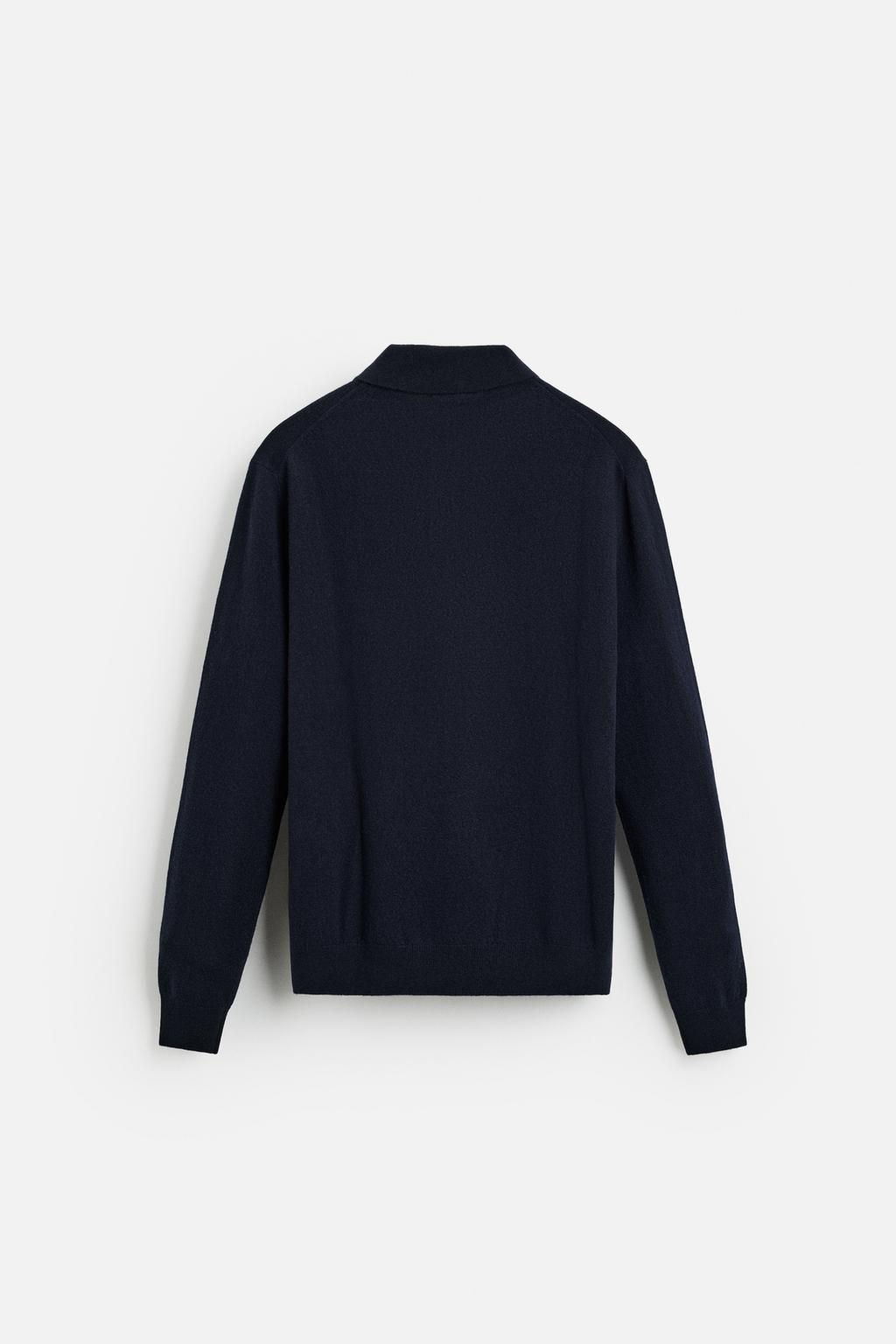 WOOL KNIT POLO SHIRT - Zara фото 7