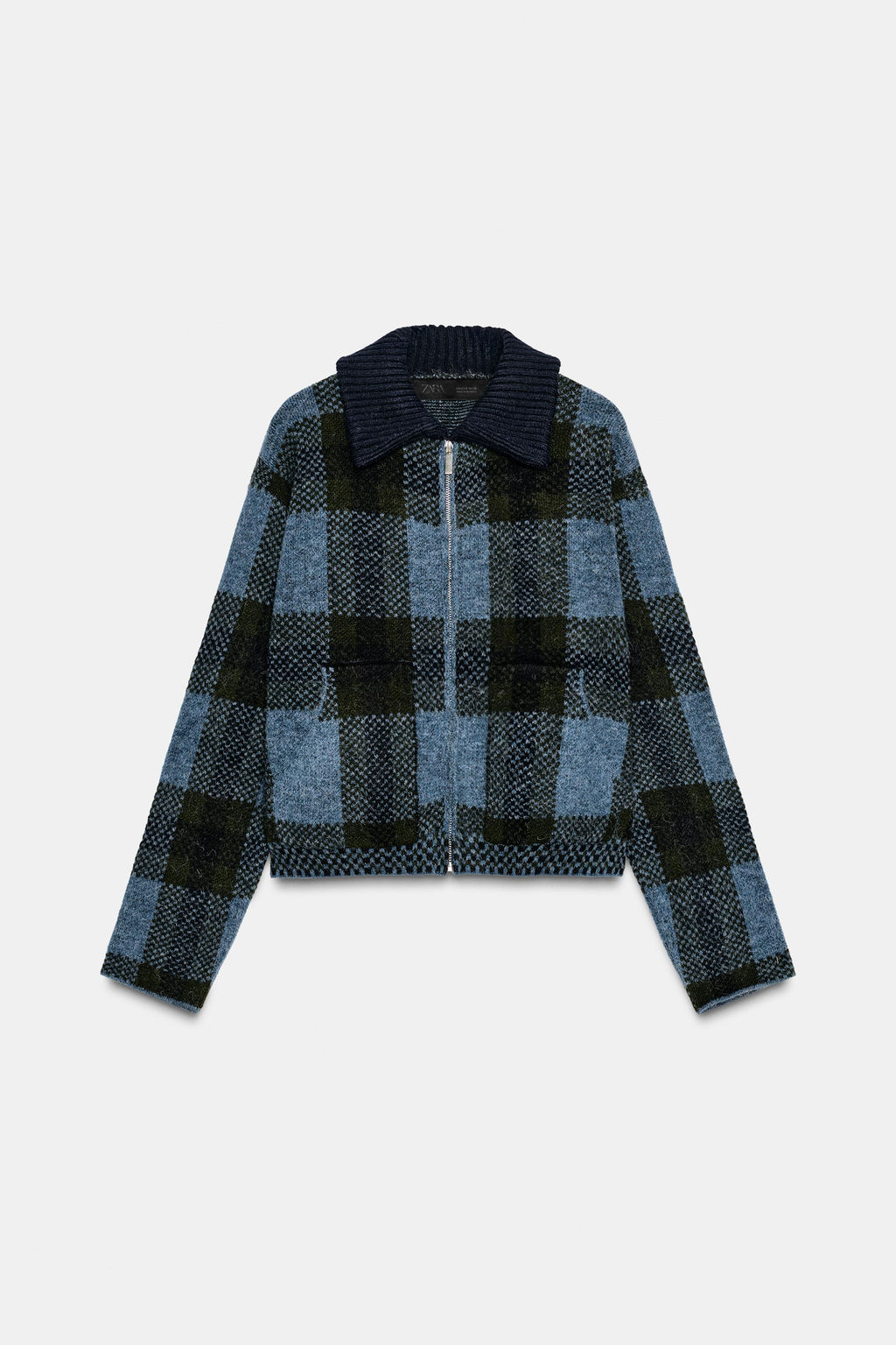 CHECKED CARDIGAN - Zara фото 3