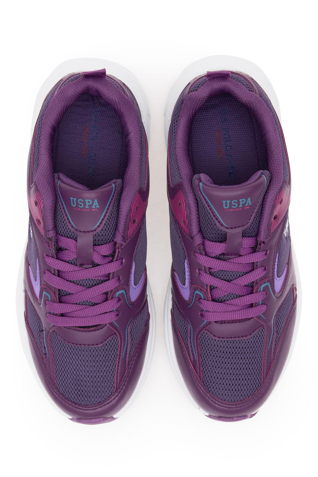 Женская фиолетовая спортивная обувь - U.s. polo assn фото 6