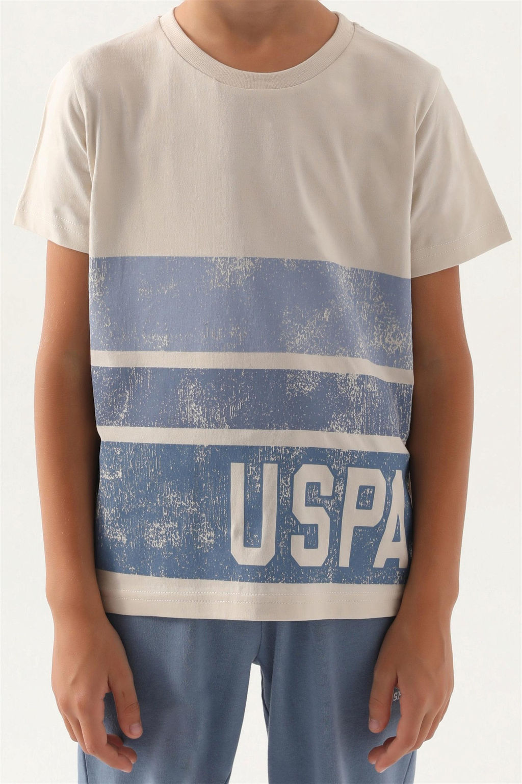 Бежевый пижамный комплект для мальчика - U.s. polo assn фото 5