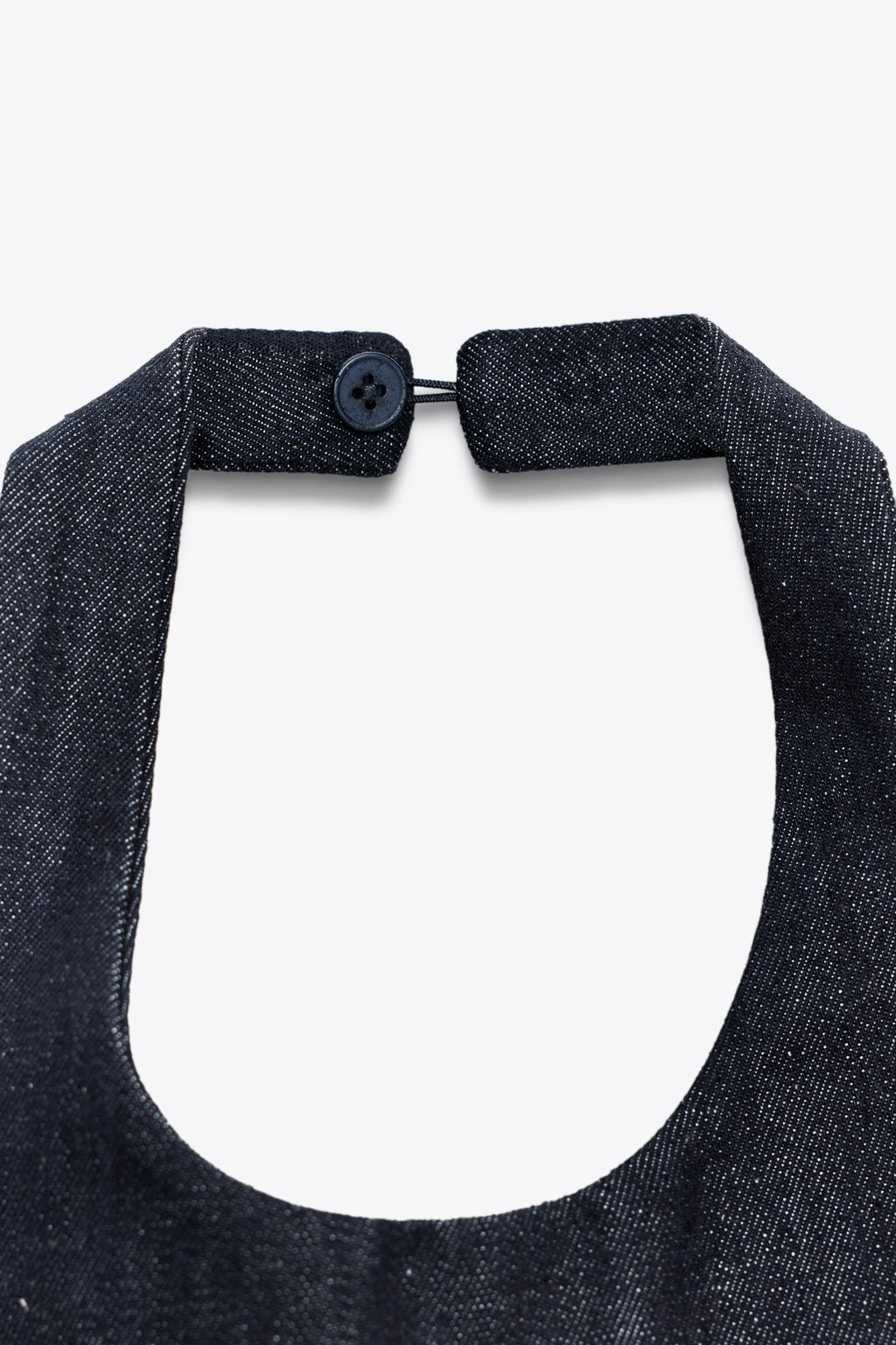 ZW COLLECTION DENIM HALTER TOP - Zara фото 7