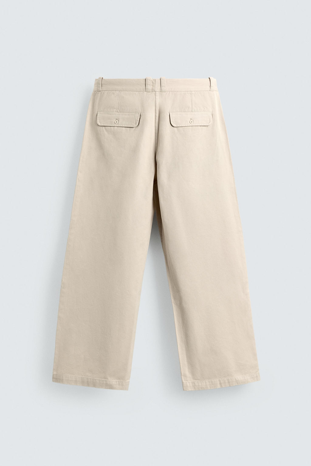 PANTAL?N CHINO WIDE FIT / Blanco roto - Zara фото 8