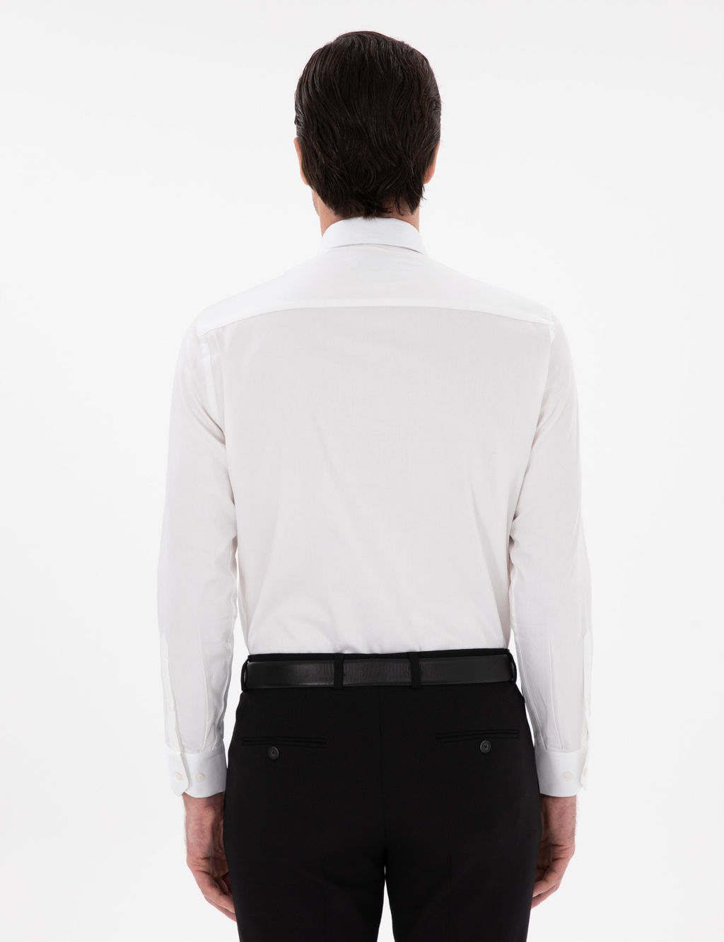 Beyaz Slim Fit Pamuklu Klasik G_mlek - Cacharel фото 5