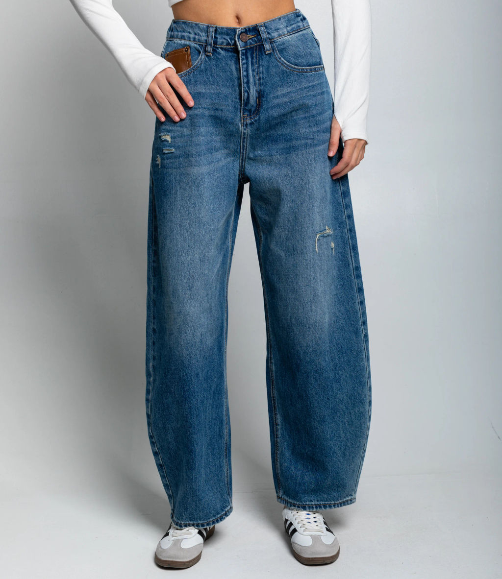 Джинсы #КТ8661 (1), синий