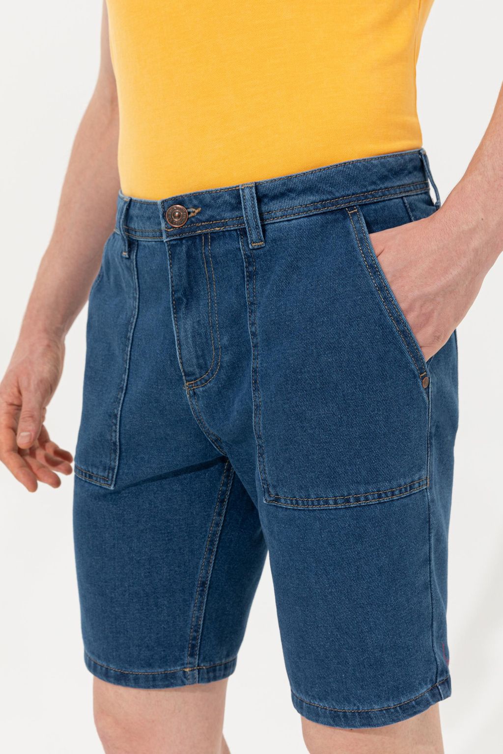 U. S. Polo Assn Мужские синие джинсовые шорты - U.s. polo assn фото 6