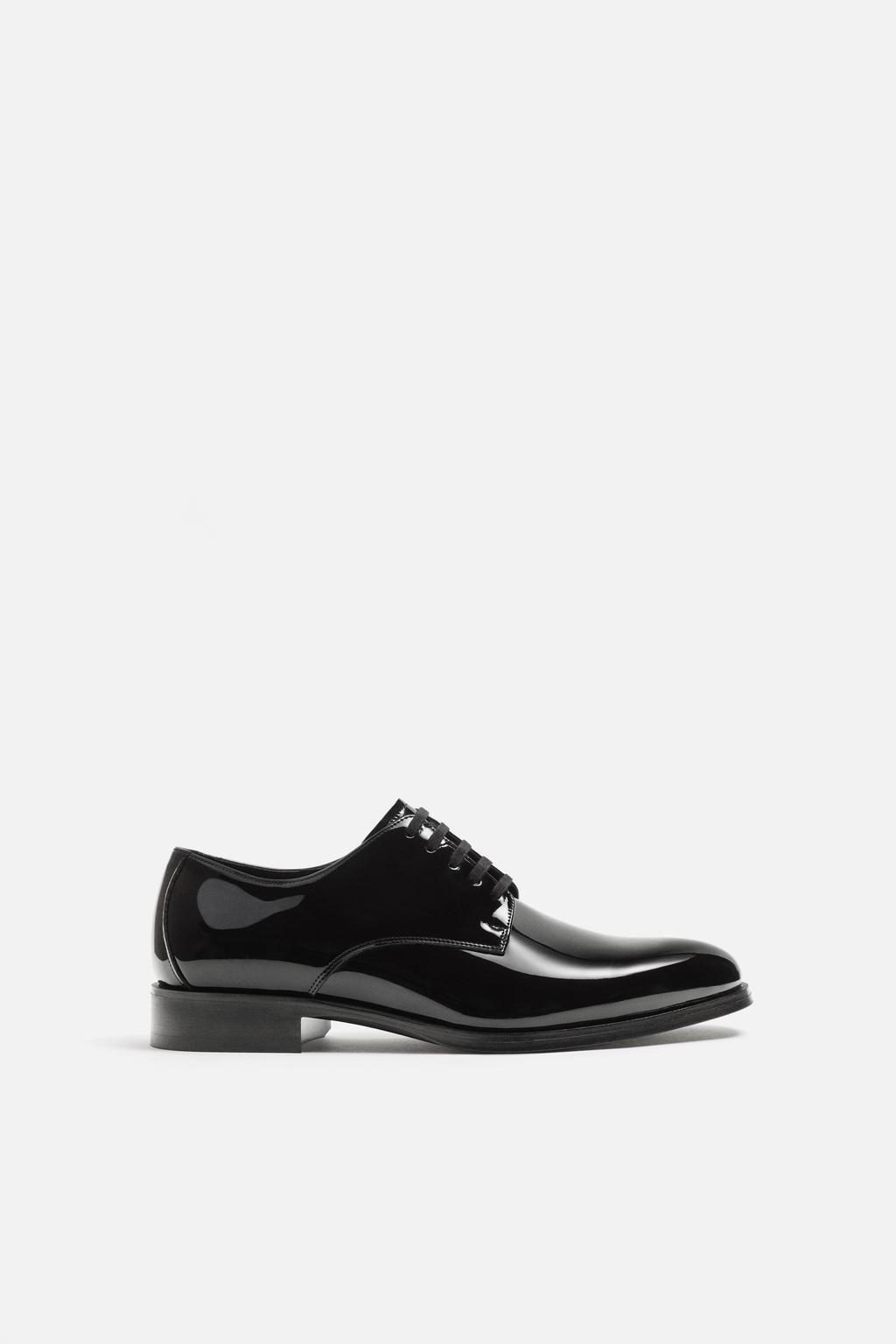 FAUX PATENT SHOES