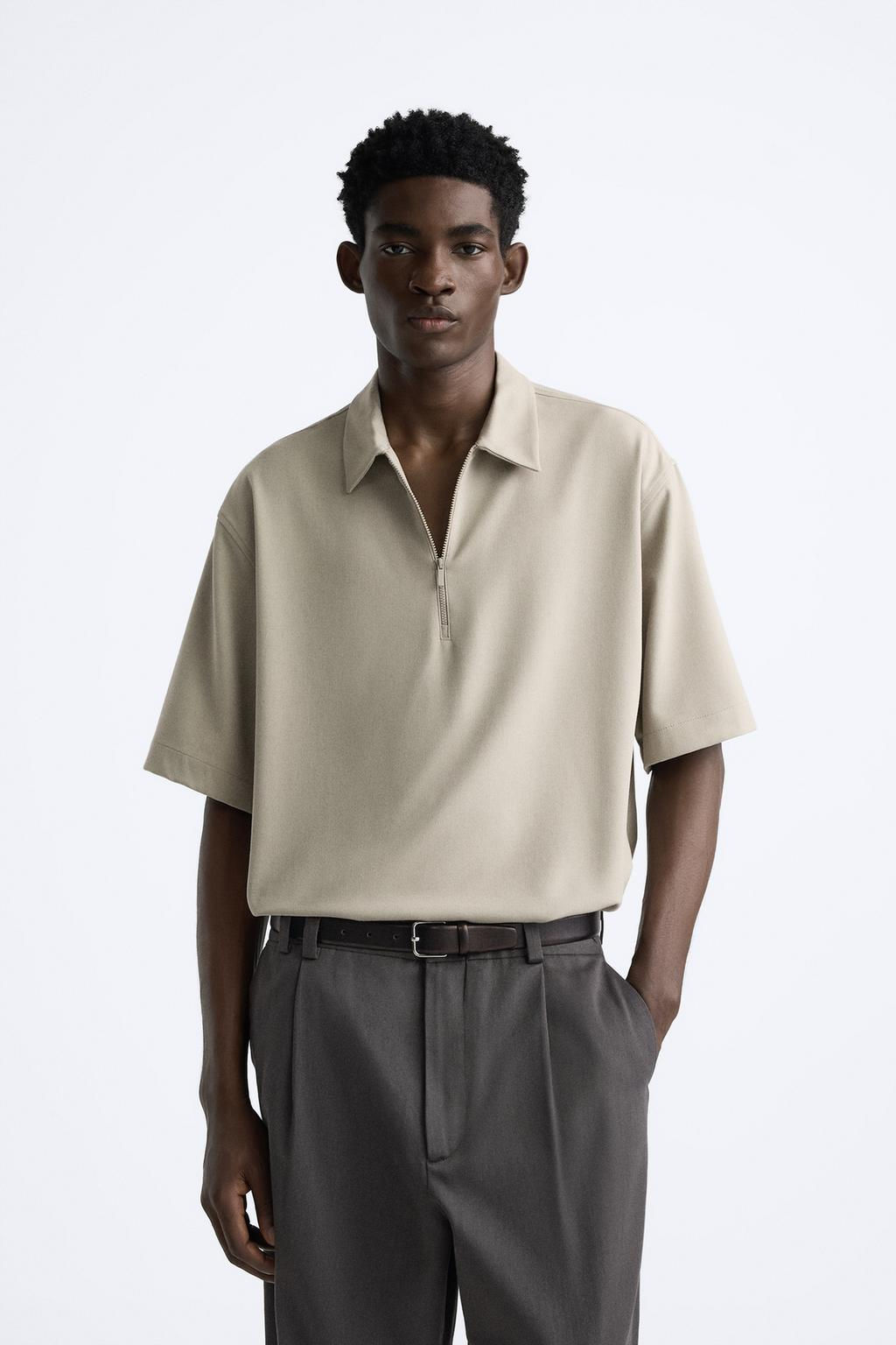 ZIPPED POLO SHIRT - Zara фото 11