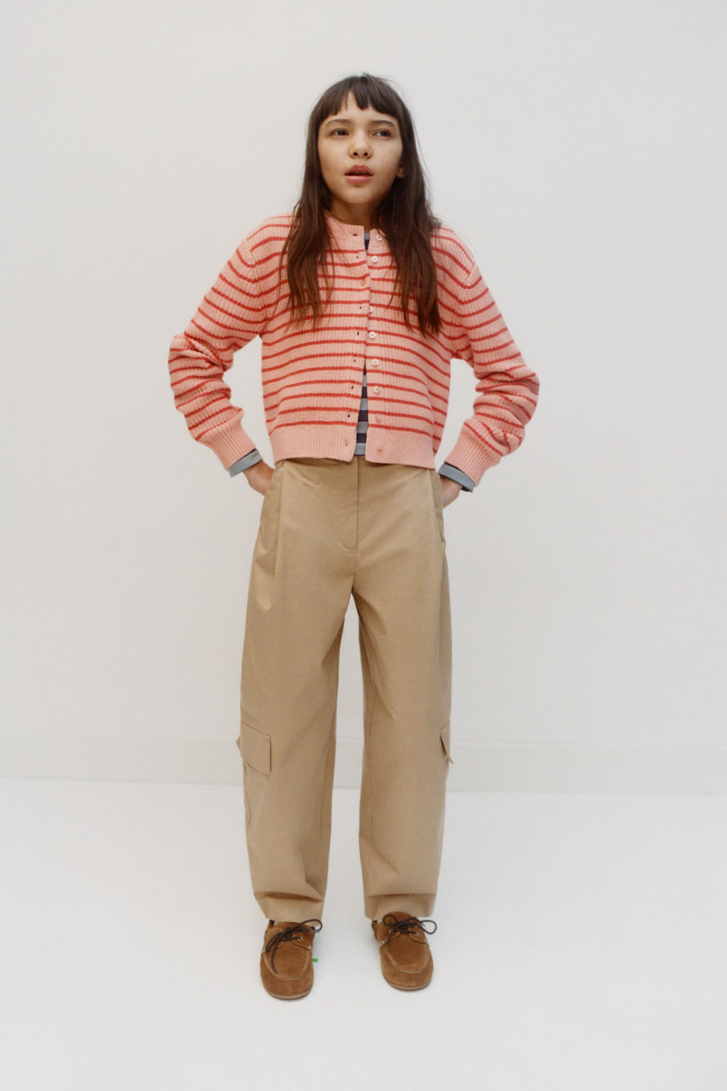 STRIPED CARDIGAN - Zara фото 5