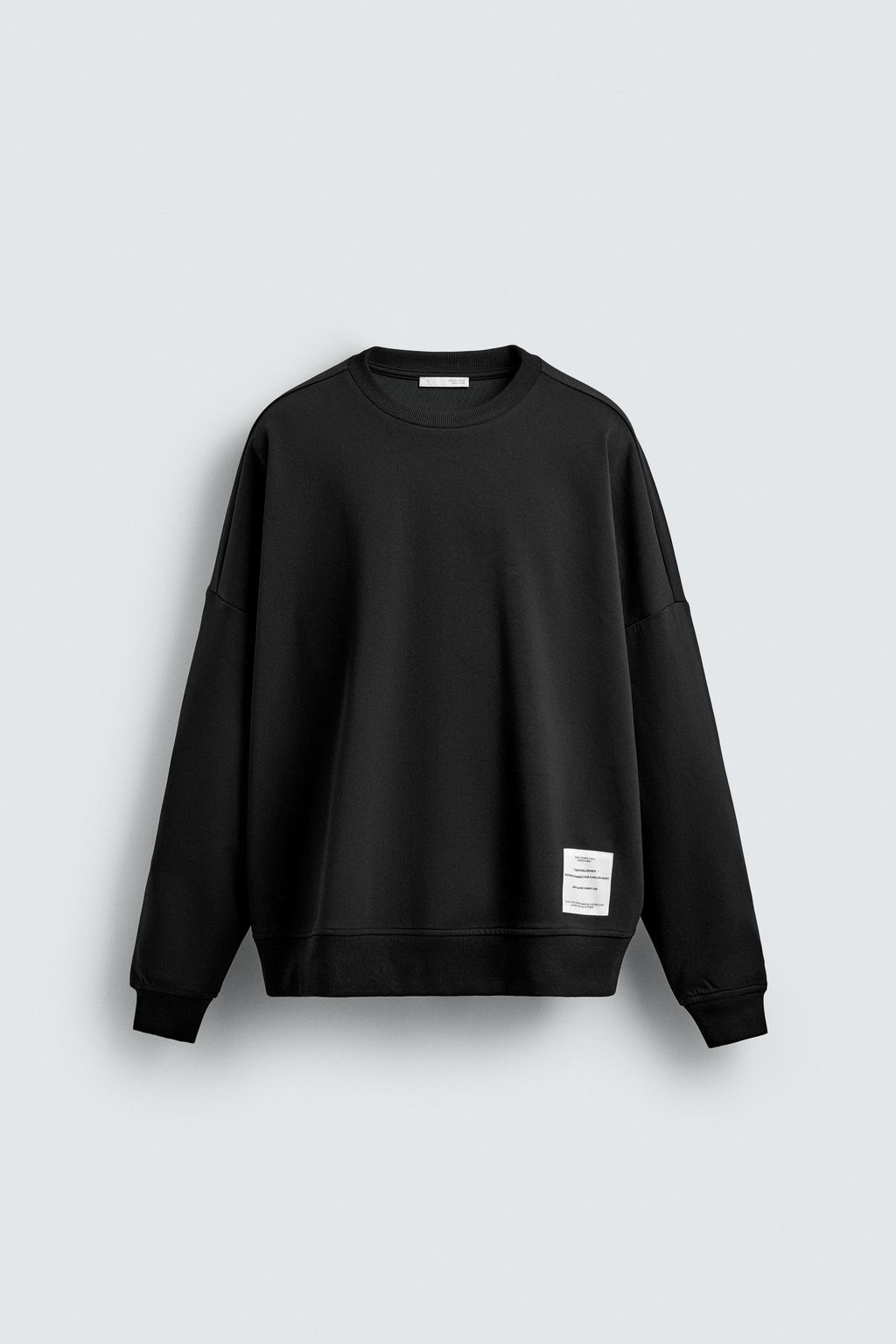 SUDADERA CROPPED FIT INTERLOCK / Verdoso - Zara фото 14
