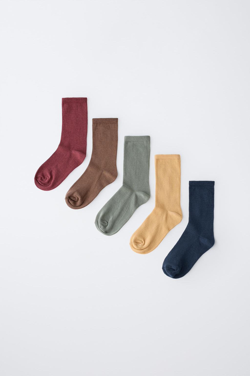 FIVE-PACK OF PLAIN LONG SOCKS - Zara фото 4