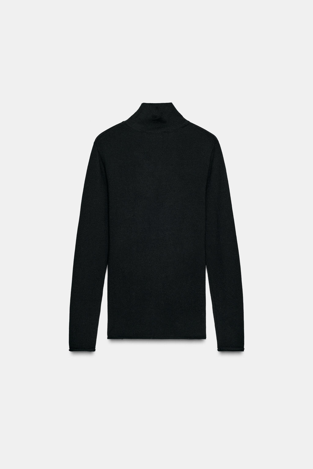 WOOL CROSSOVER HIGH NECK JUMPER - Zara фото 7