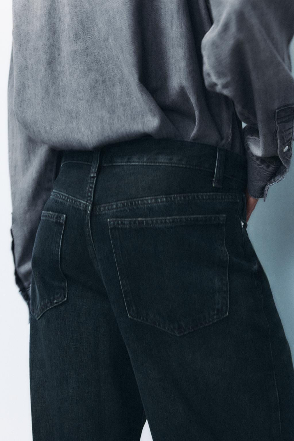 TRF RELAXED LOW-RISE JEANS - Zara фото 5