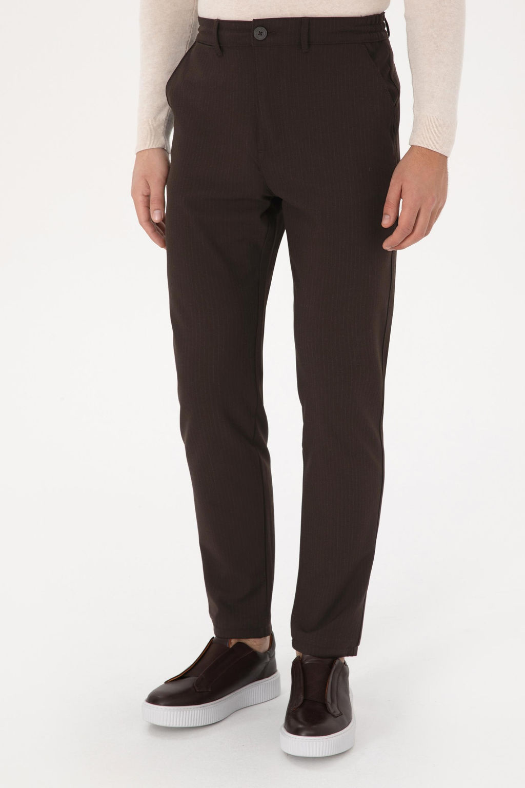 Erkek Kahverengi Kanvas Pantolon - U.s. polo assn фото 2