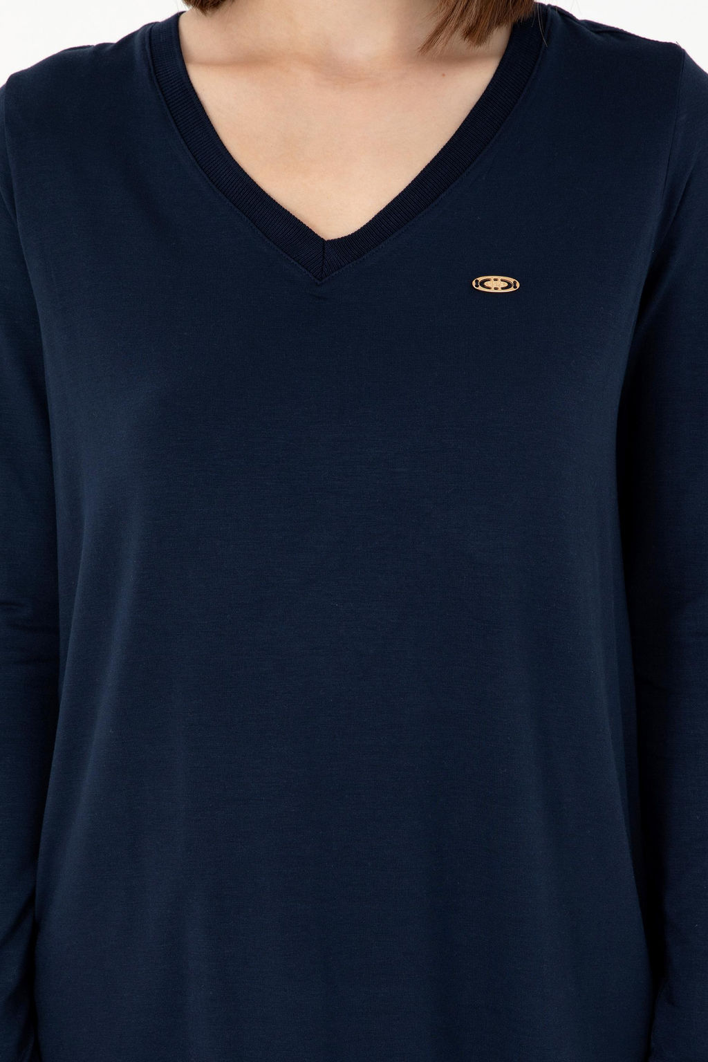 Женский темно-синий свитшот Неожиданная скидка в корзине - U.s. polo assn фото 6