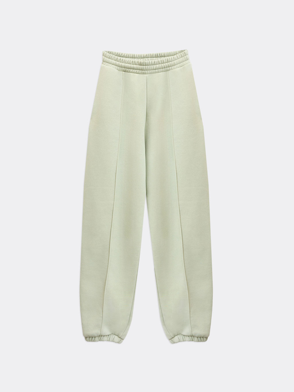 Брюки женские из футера в пыльно-зеленом цвете - Mark formelle фото 4