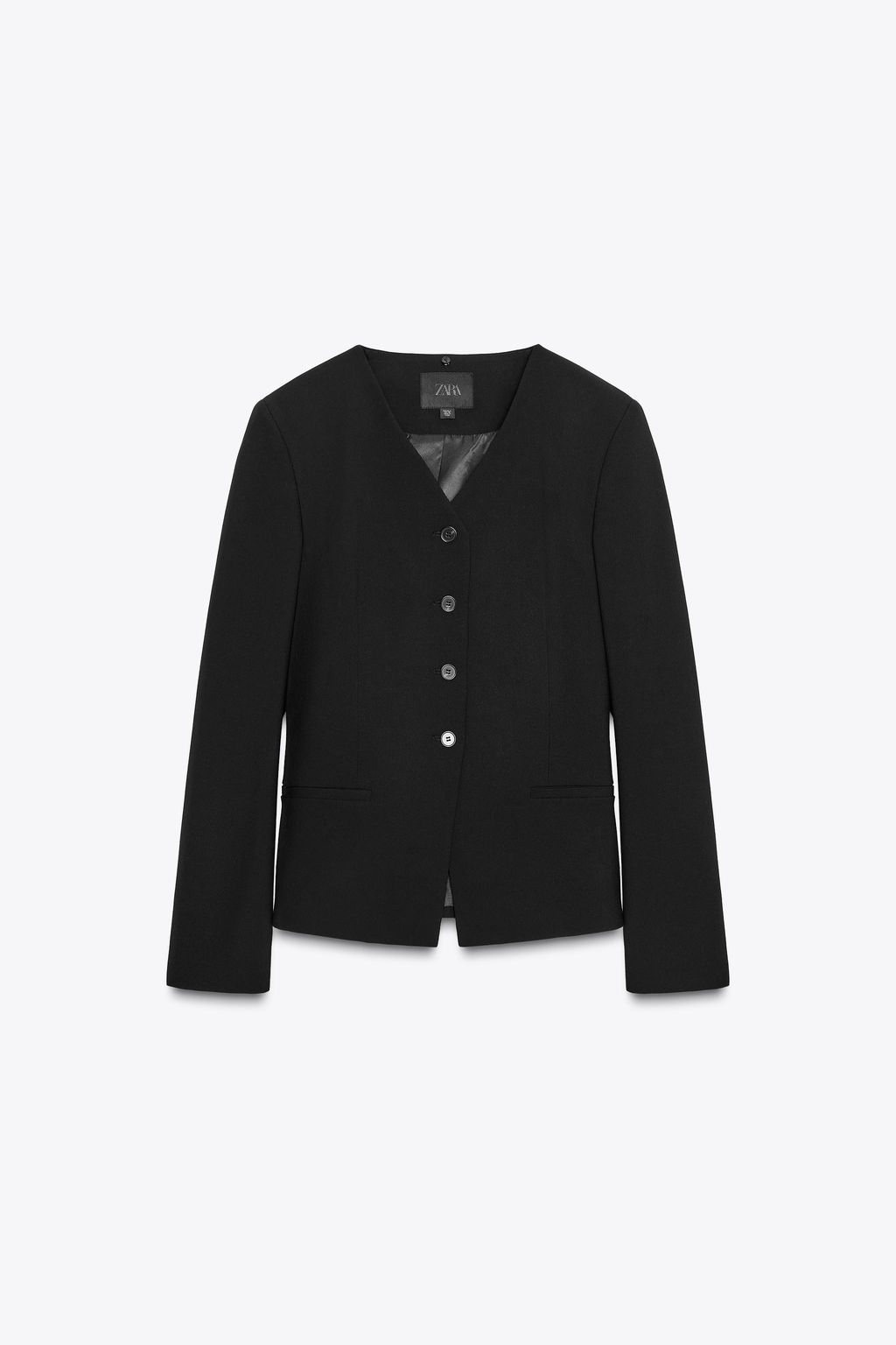 CONTRAST DETACHABLE COLLAR BLAZER - Zara фото 9