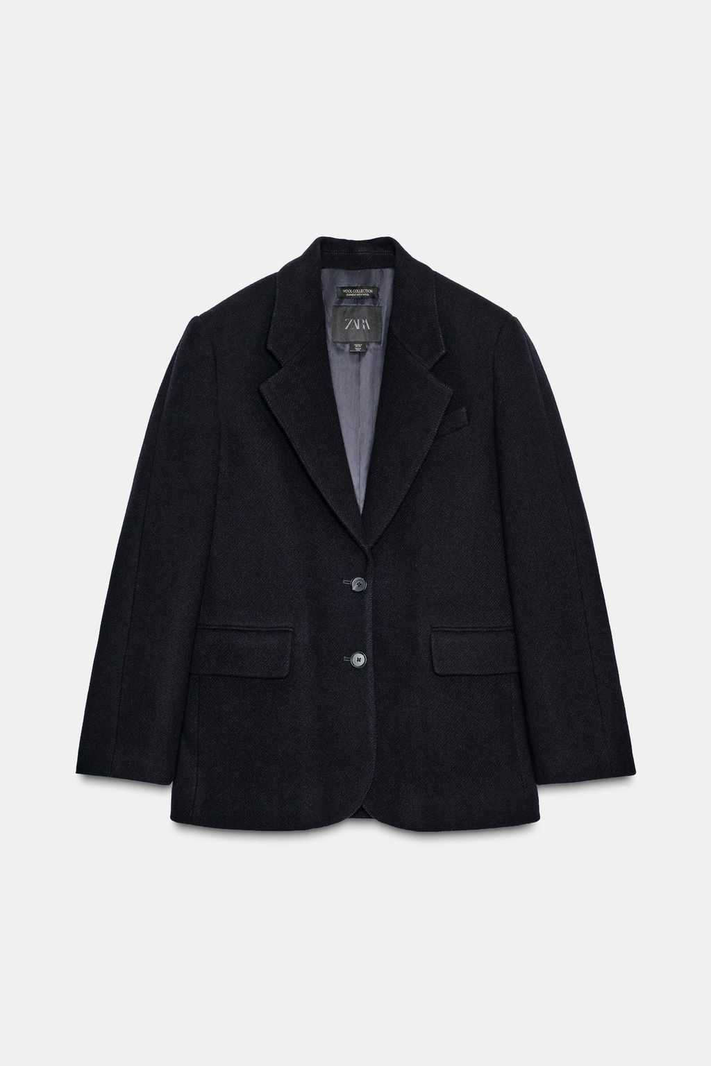OVERSIZE WOOL BLEND BLAZER ZW COLLECTION - Zara фото 5