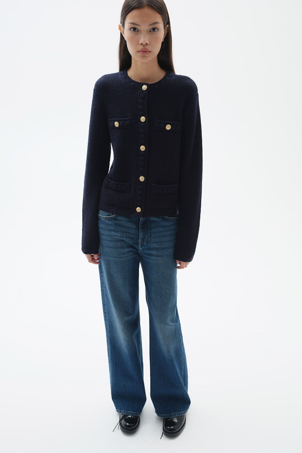 Cardigan en punto con textura - H&m фото 2