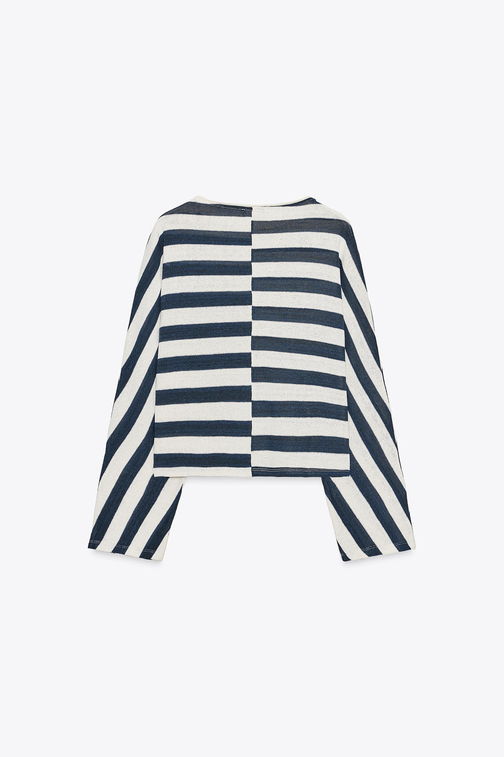 STRIPED BATWING SLEEVE TOP - Zara фото 17