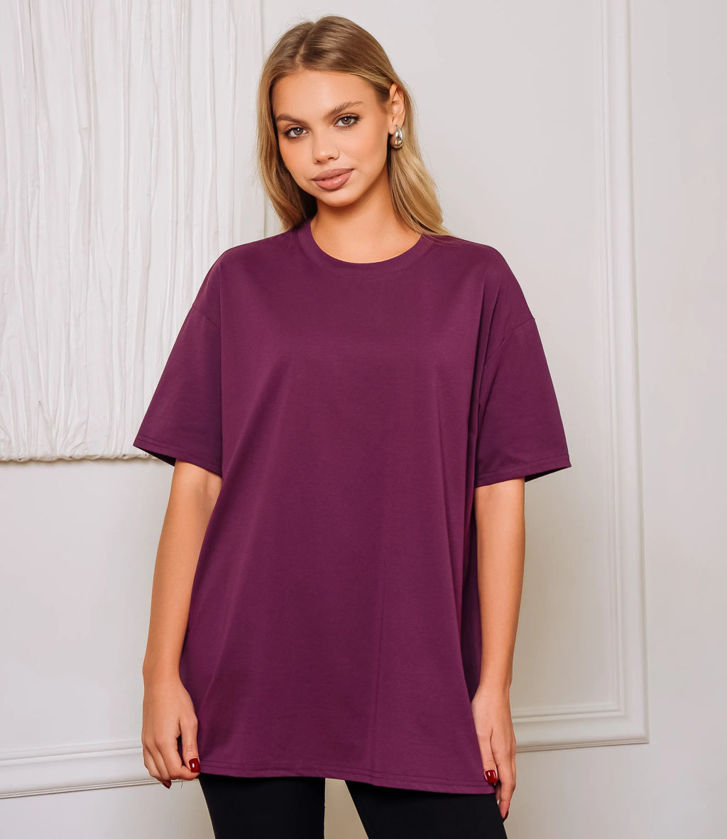 Футболка #КТ1 (22)-2, сливовый