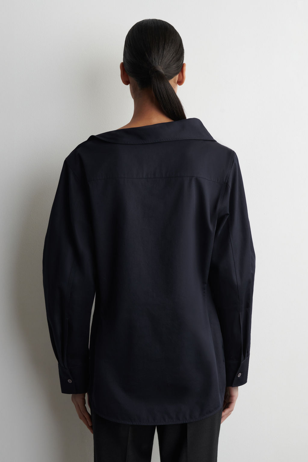 BLUSA DE ALGOD?N ASIM?TRICA - H&m фото 4