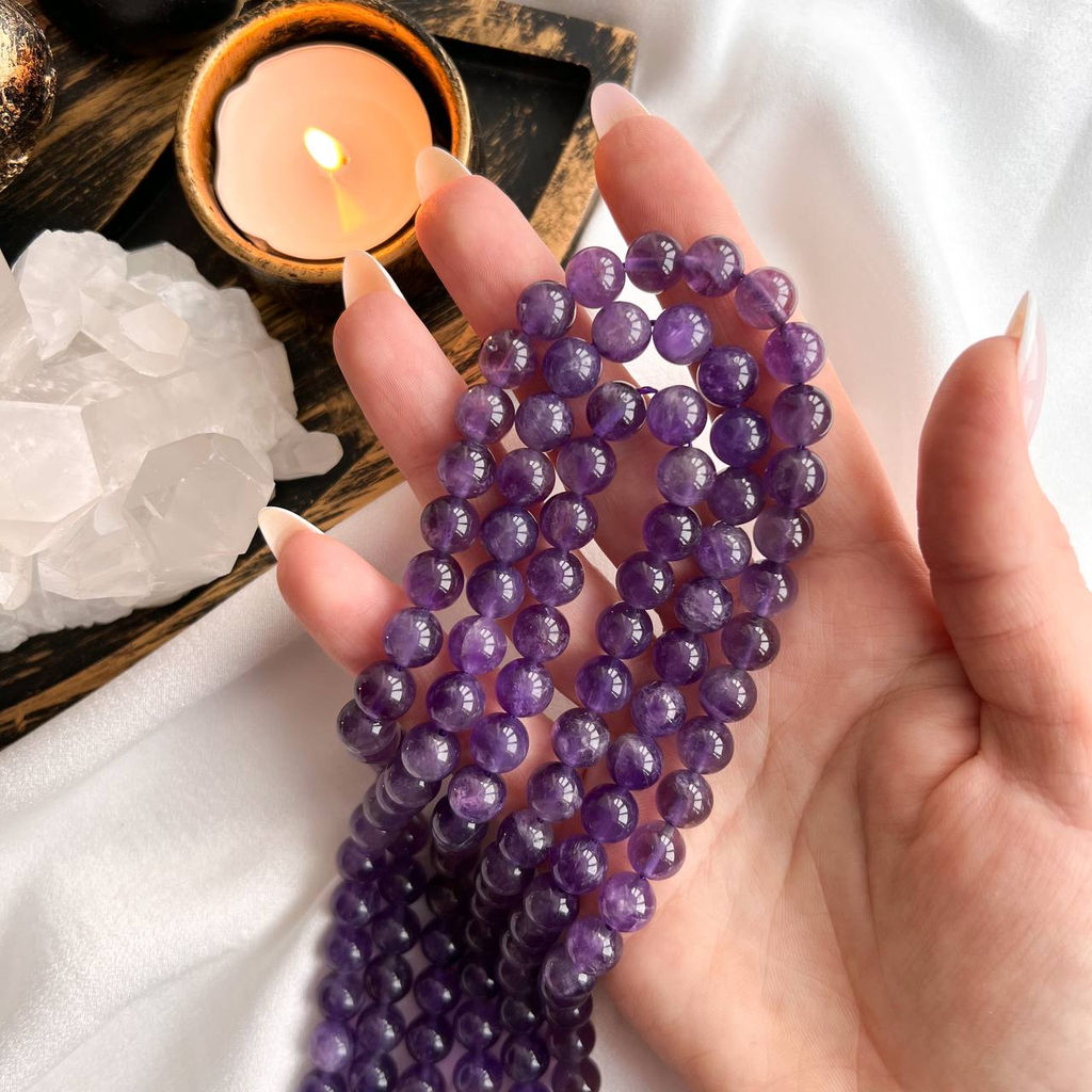 Бусины для украшений из Аметиста