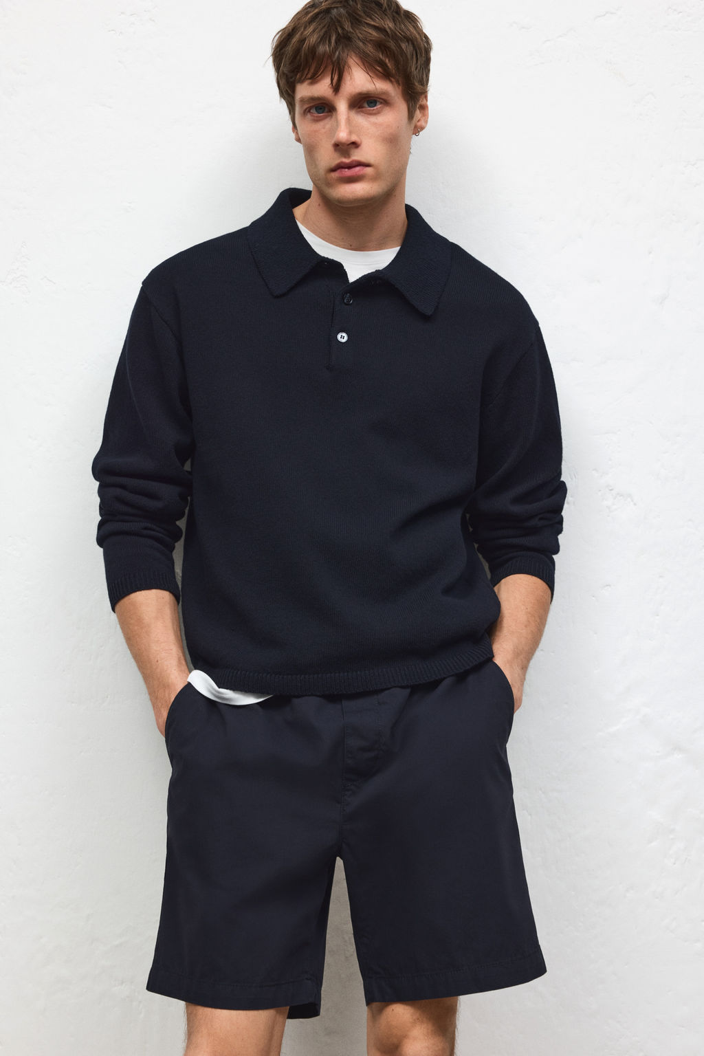 Pantal?n corto de lona Regular Fit - H&m фото 11