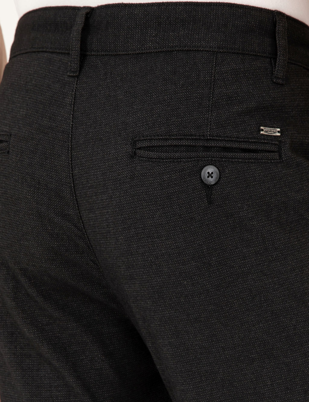 Siyah Slim Fit Kanvas Pantolon