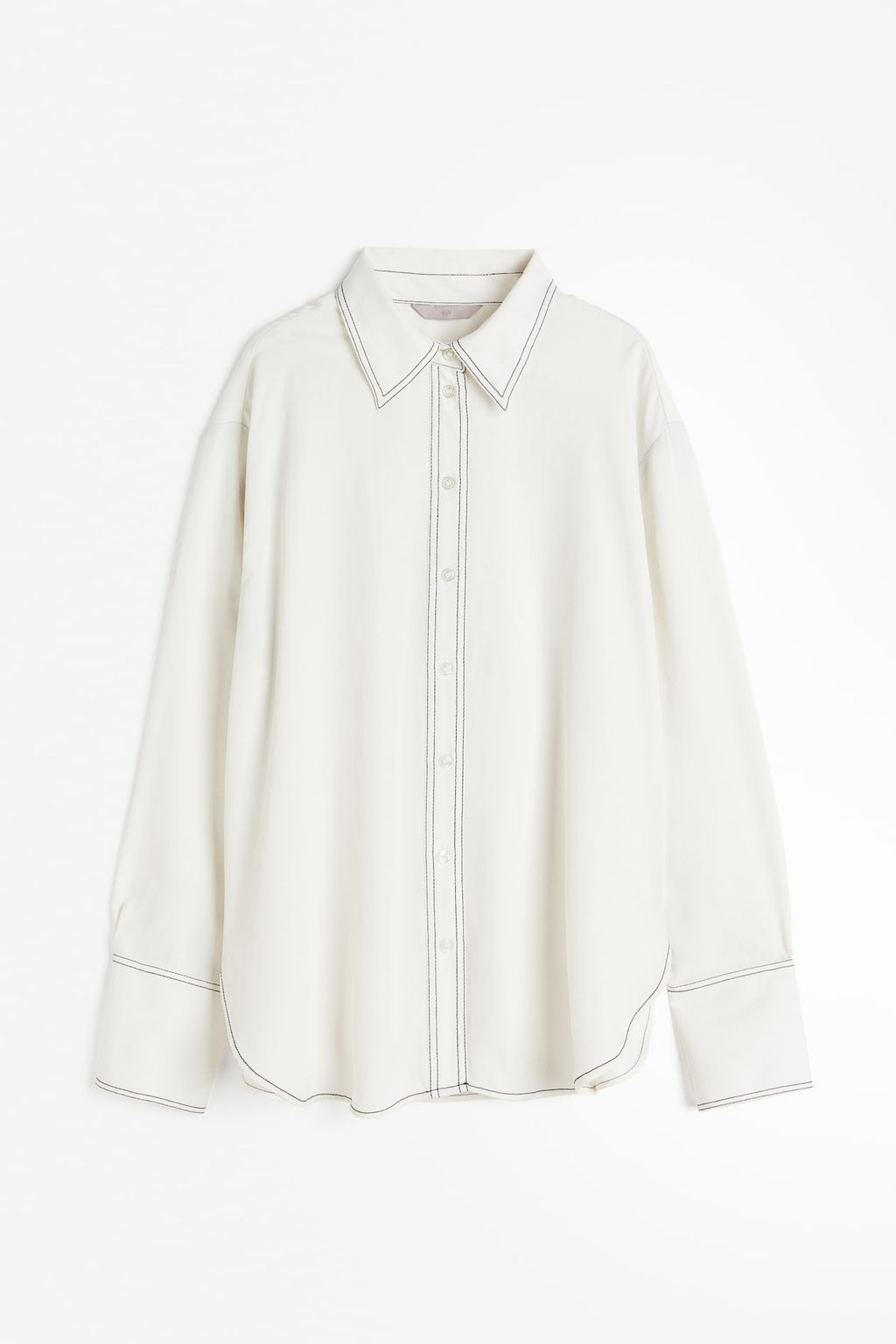 Camisa con costuras a contraste - H&m фото 5