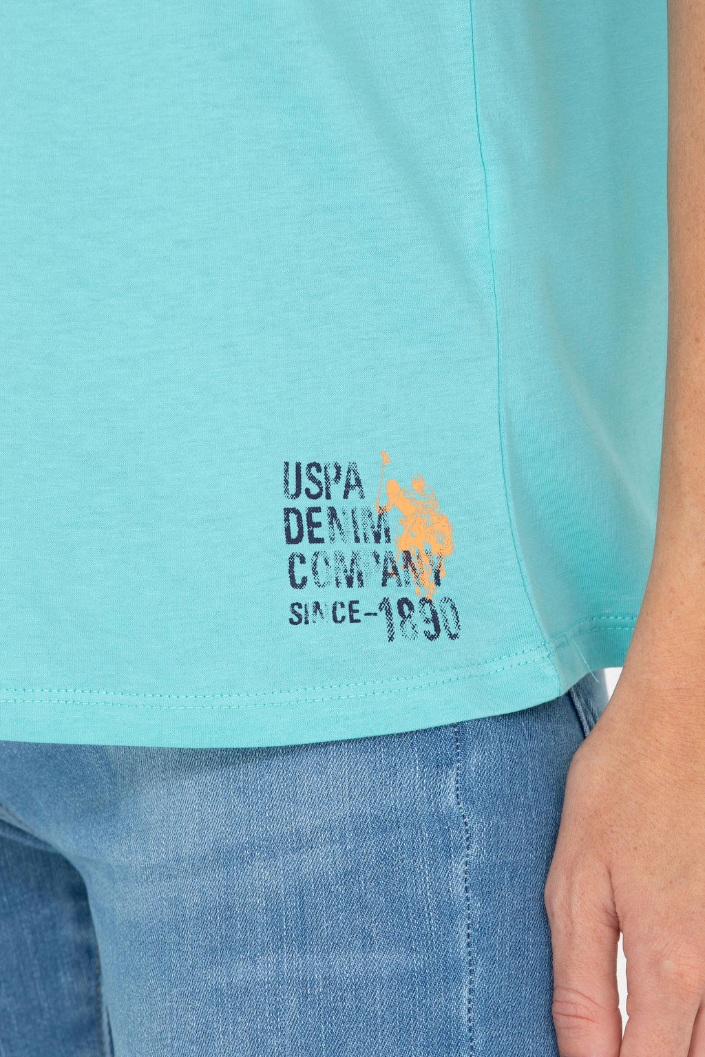 Kad_n Mint Bisiklet Yaka Ti__rt