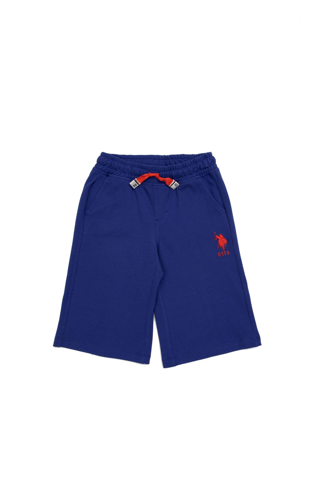 Детские синие вязаные шорты - U.s. polo assn фото 4