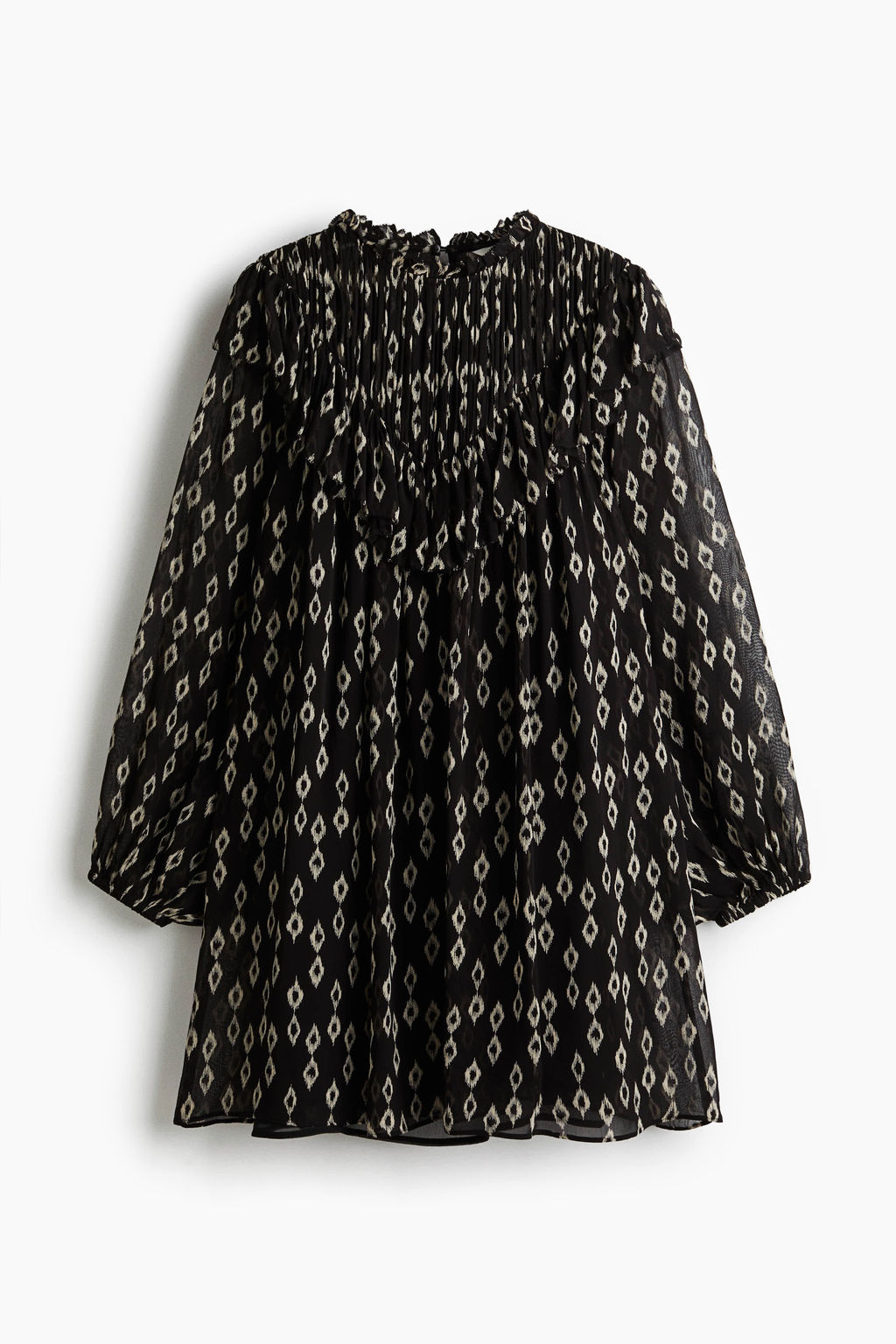 Vestido t?nica con volantes