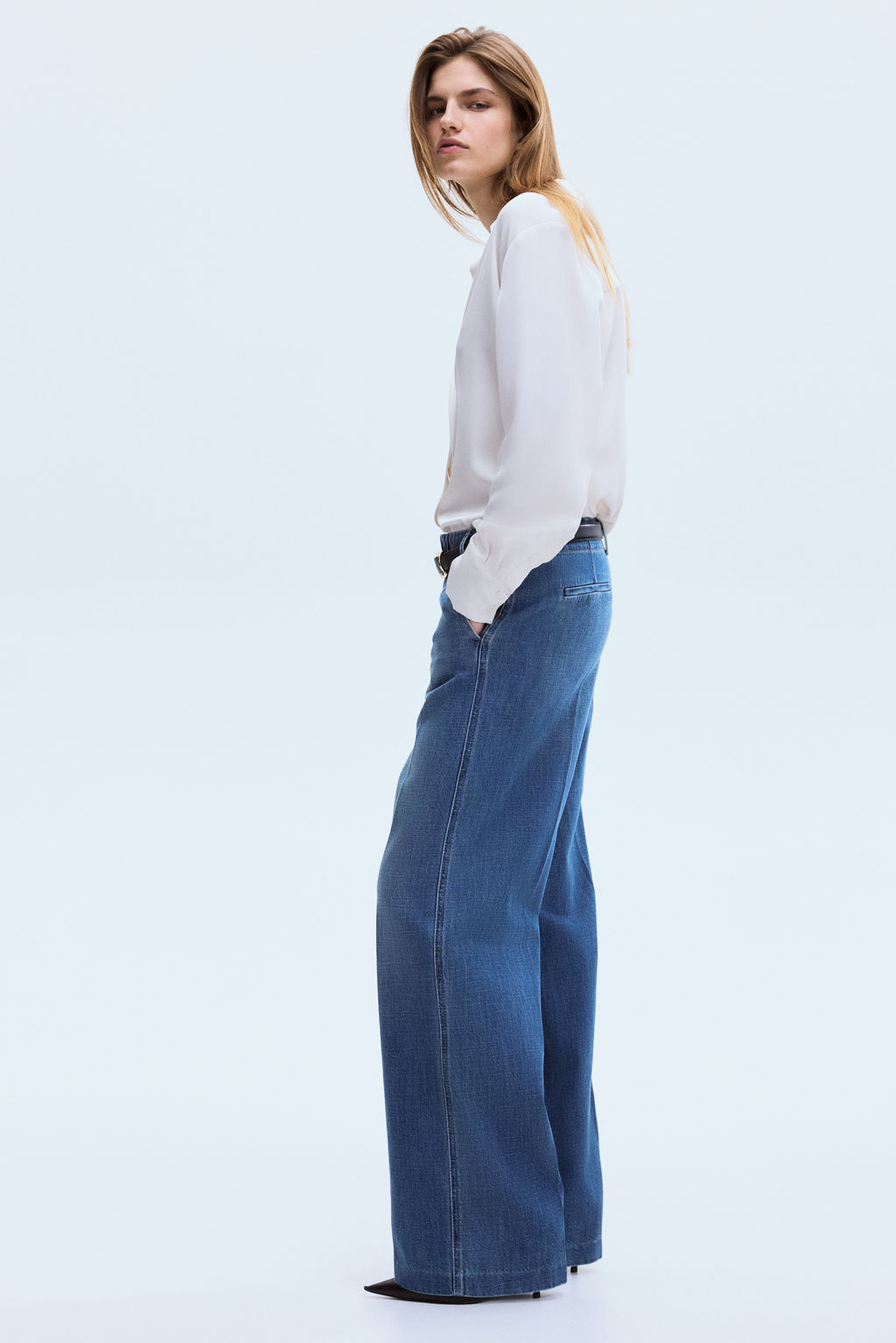 Straight High Jeans - H&m фото 7