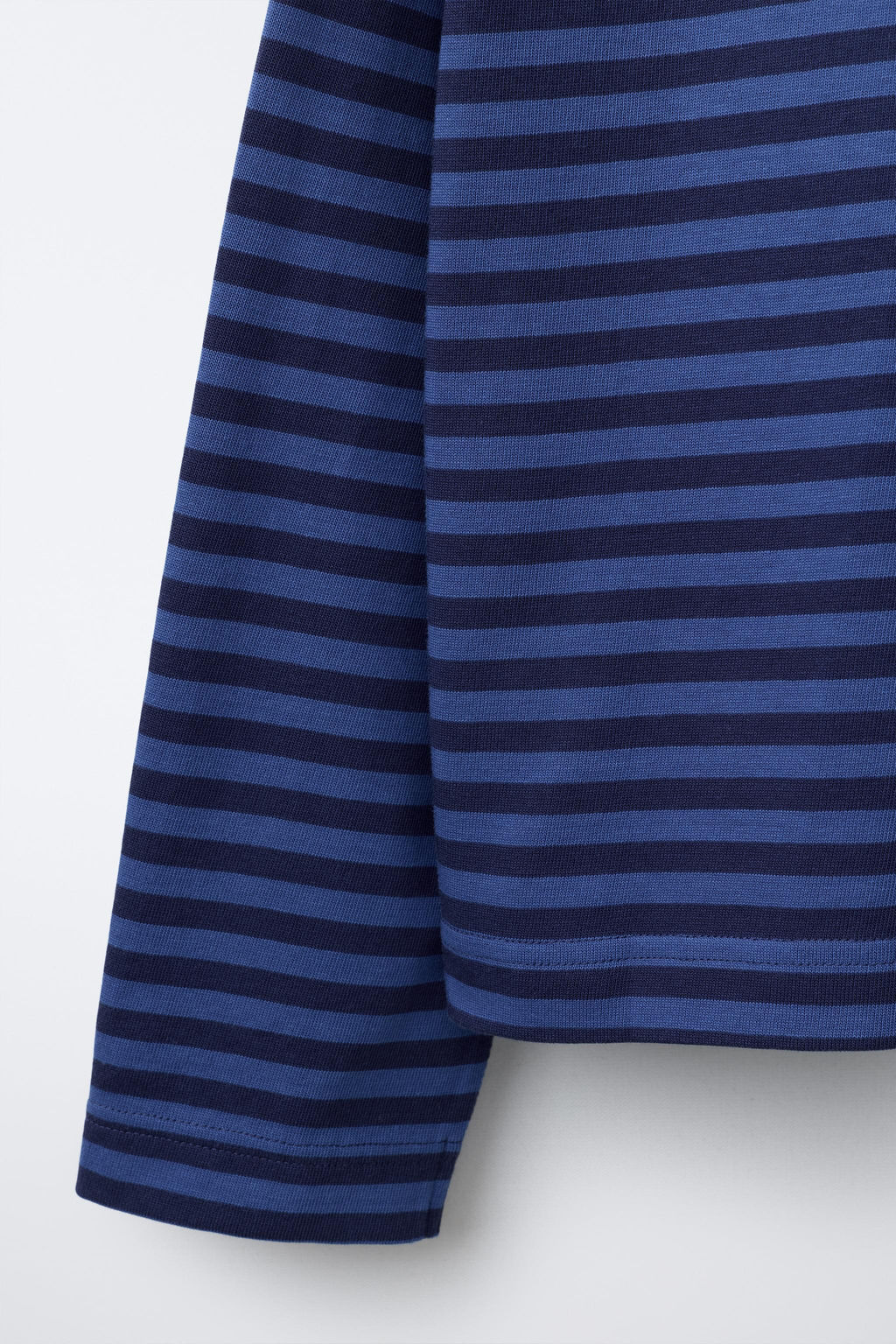 STRIPED T-SHIRT WITH EMBROIDERED HEART - Zara фото 11