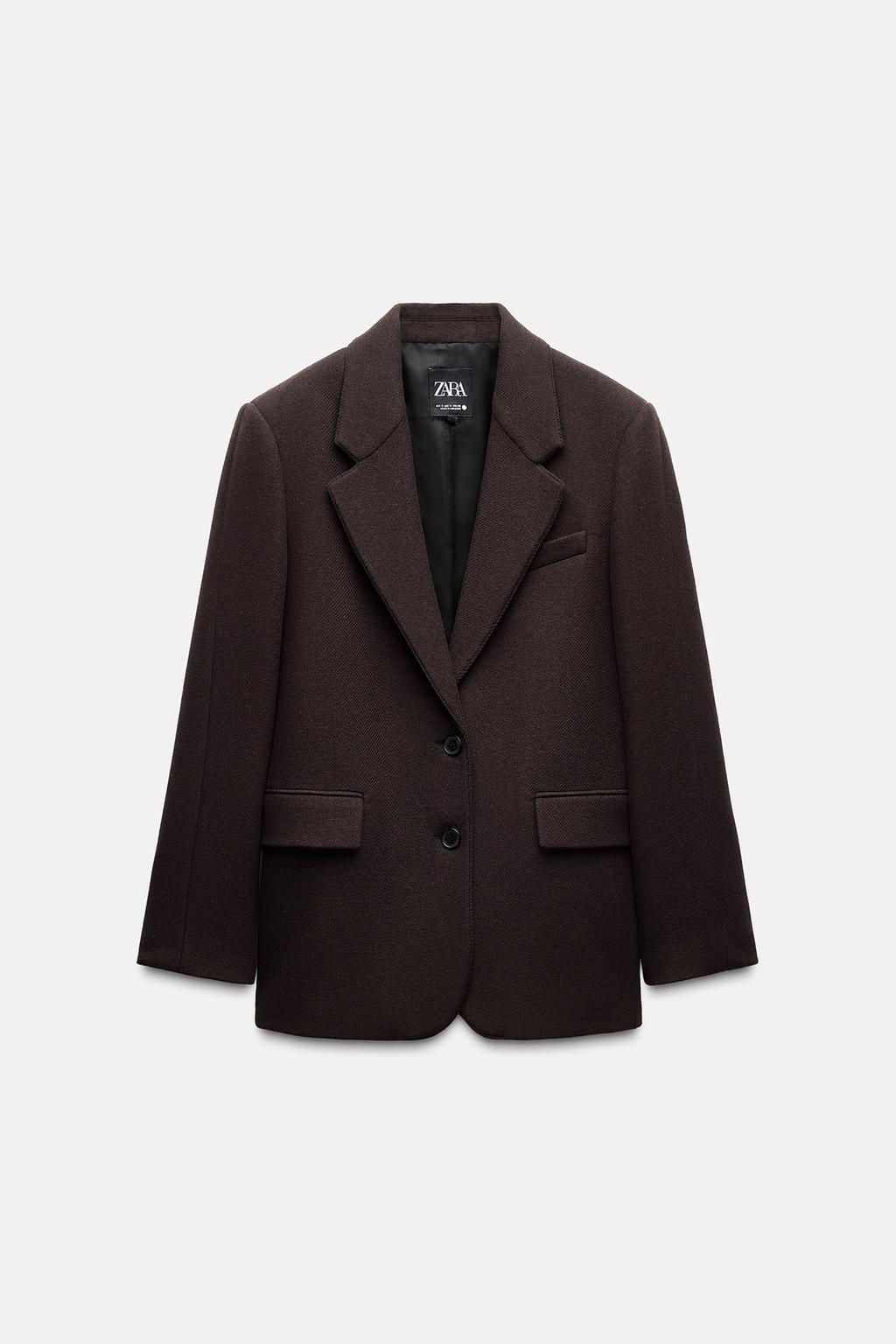 OVERSIZE WOOL BLAZER ZW COLLECTION - Zara фото 4