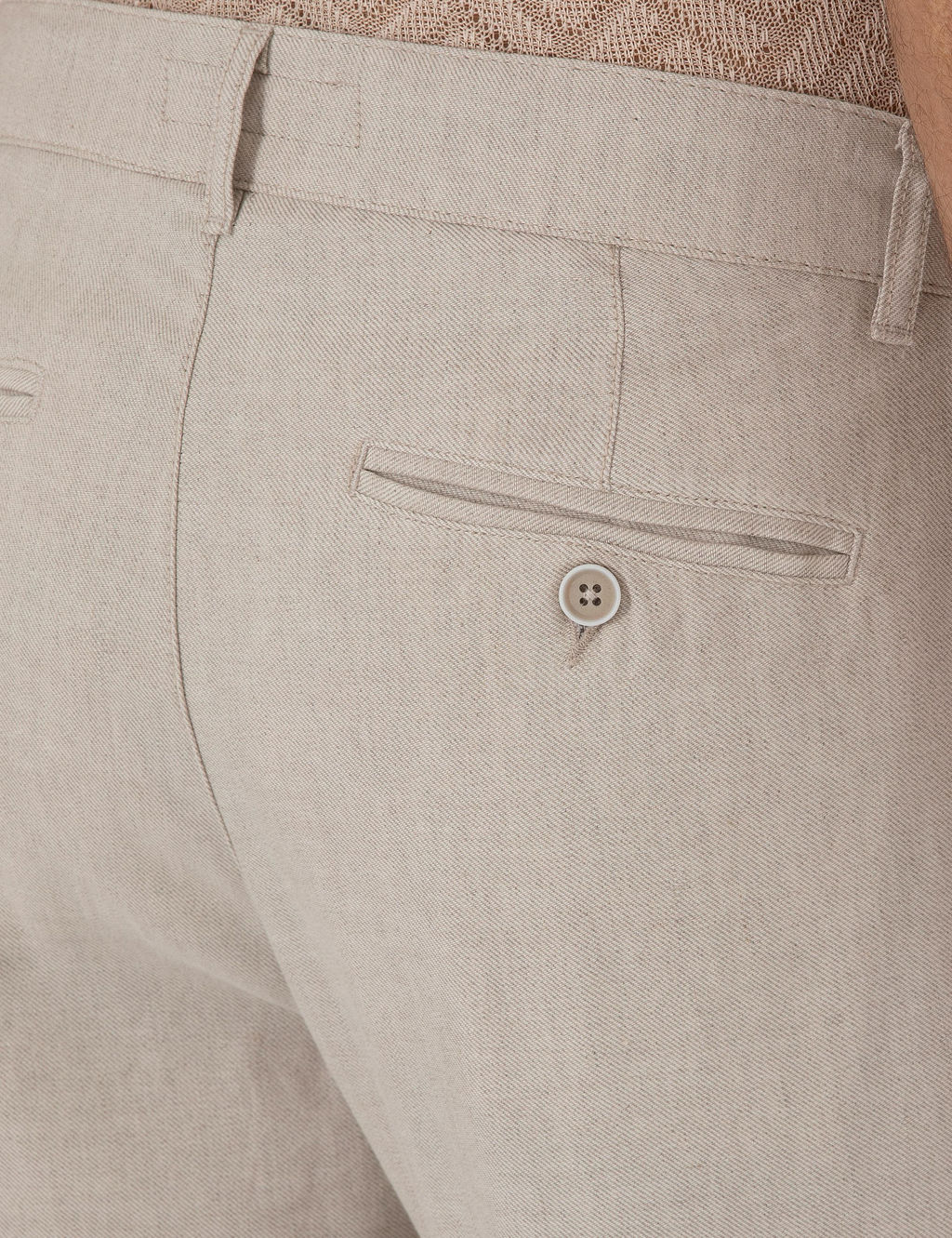 Bej Carrot Fit Kanvas Pantolon - Cacharel фото 6