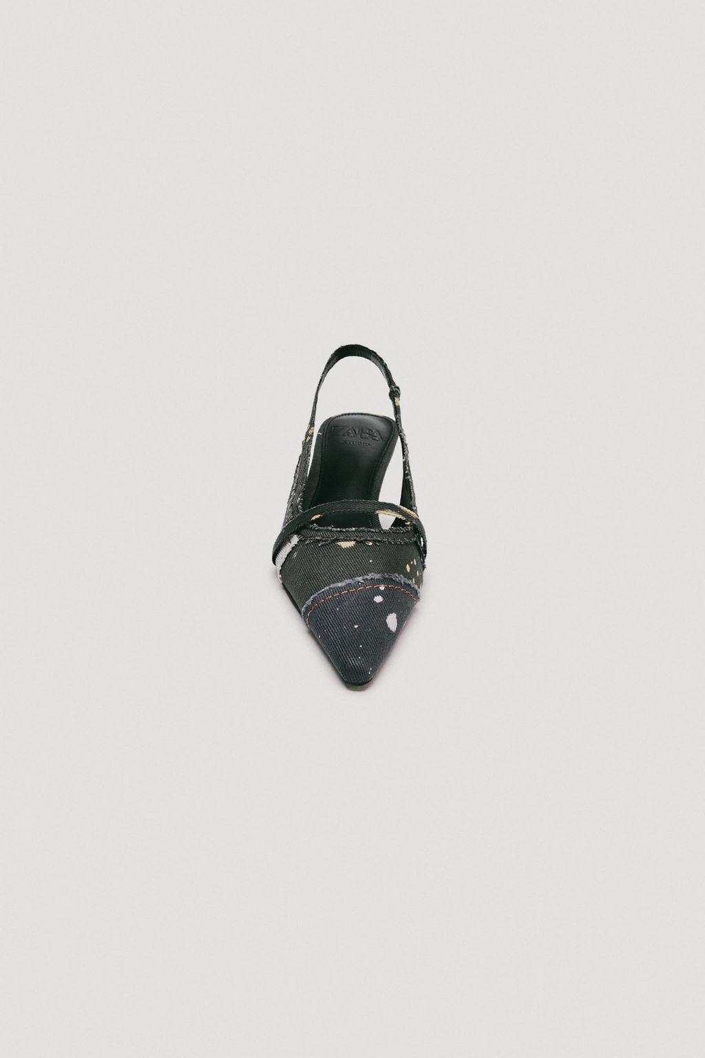 ZAPATO DESTALONADO DENIM LIMITED EDITION / Negro - Zara фото 2