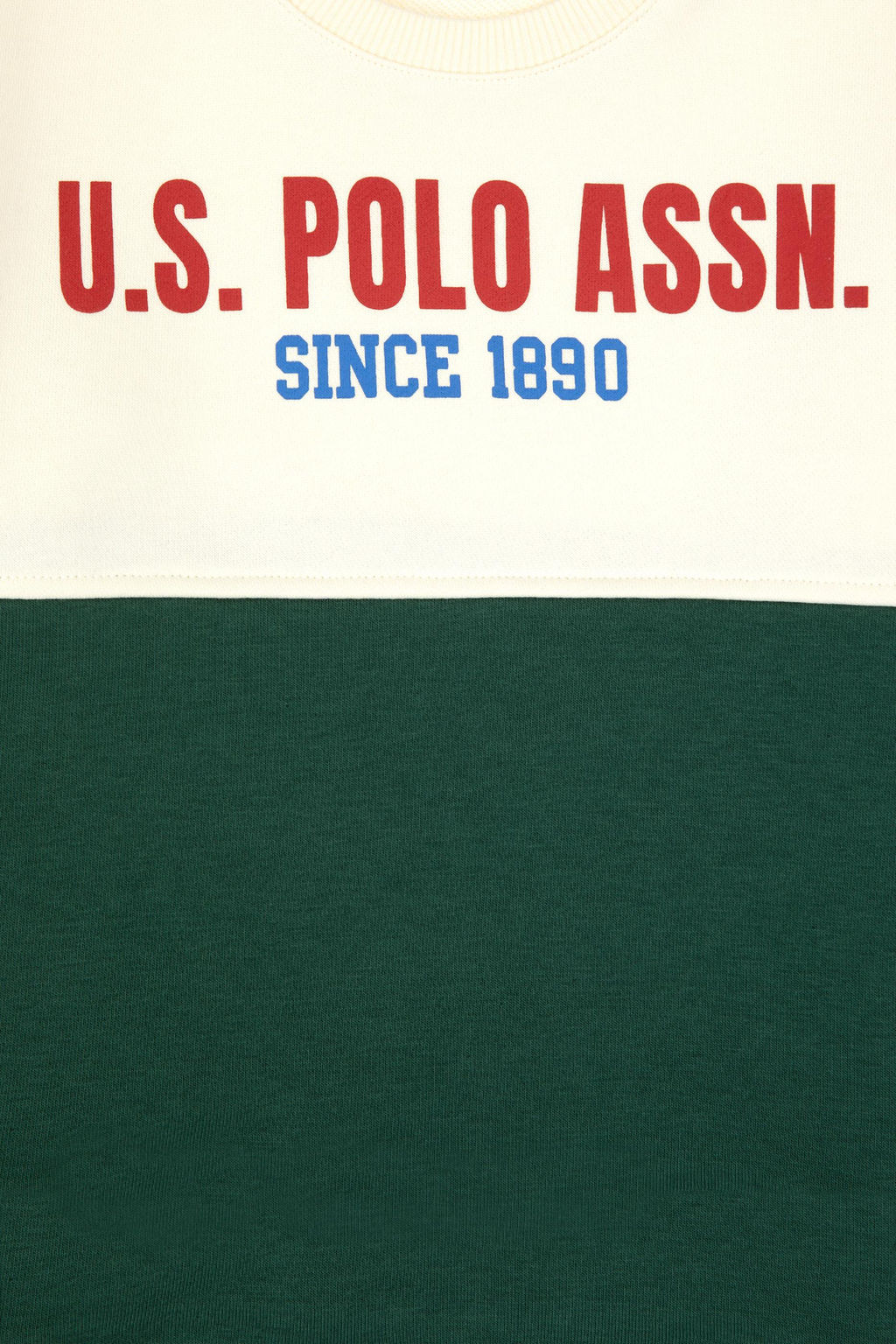 Erkek _ocuk Koyu Ye_il Bisiklet Yaka Sweatshirt Sepette S_rpriz _ndirim - U.s. polo assn фото 4