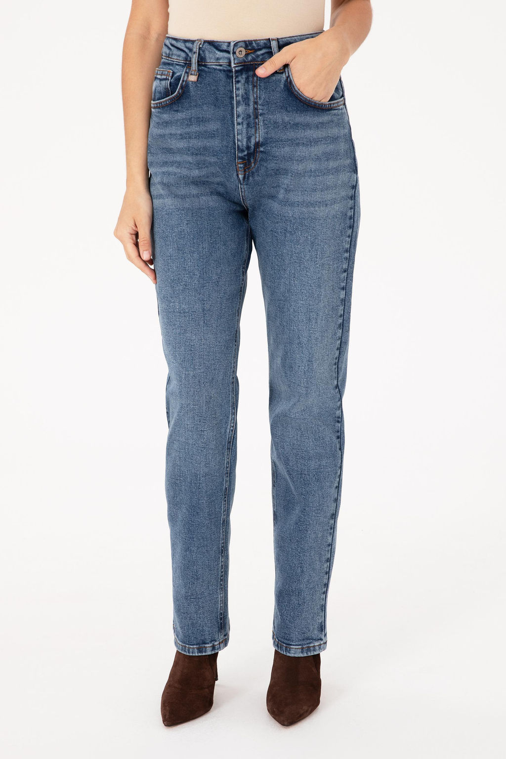 Kad_n Mavi Jean Pantolon - U.s. polo assn фото 2