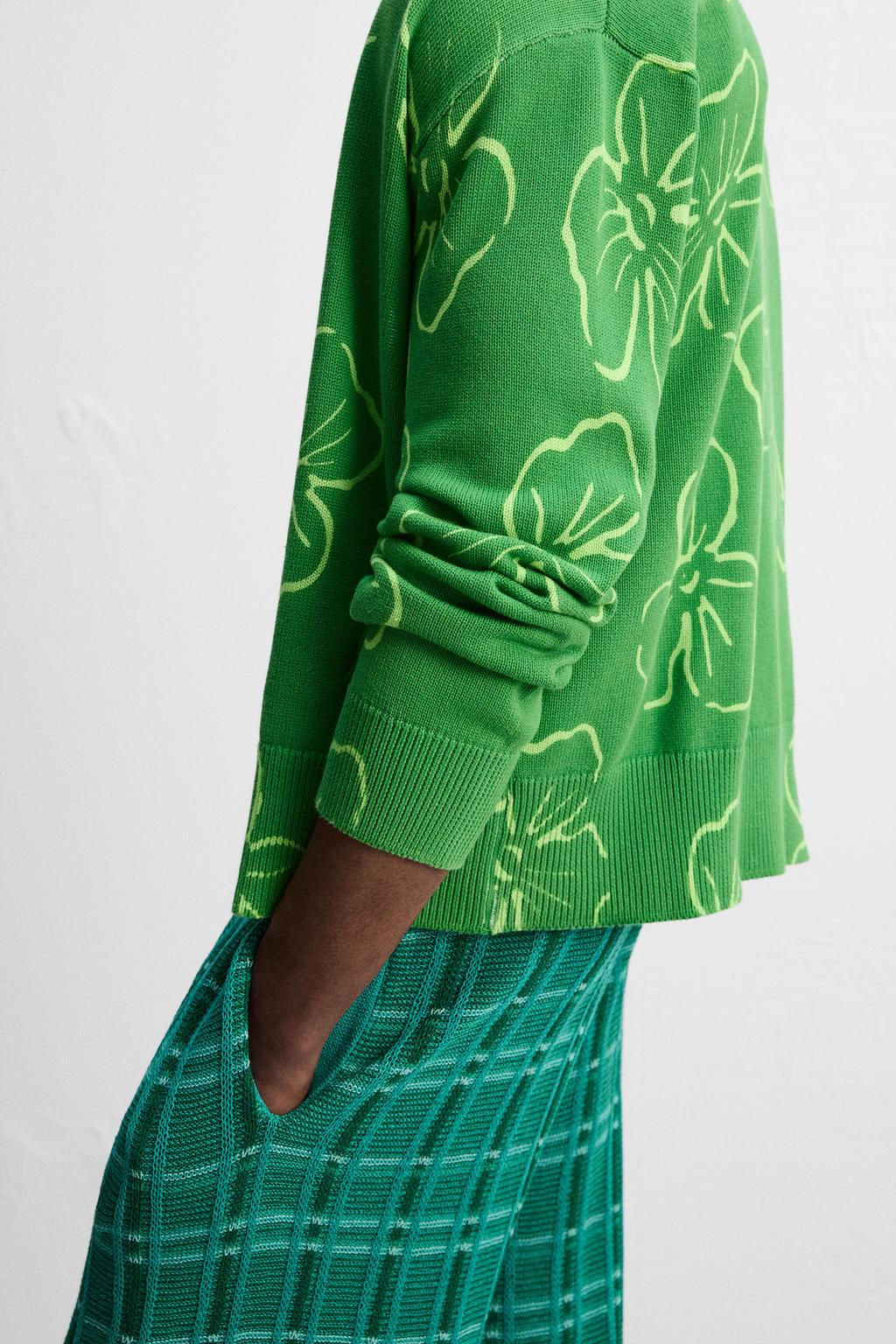 FLORAL PRINT CARDIGAN  OTIS KWAME KYE QUAICOE - Zara фото 6